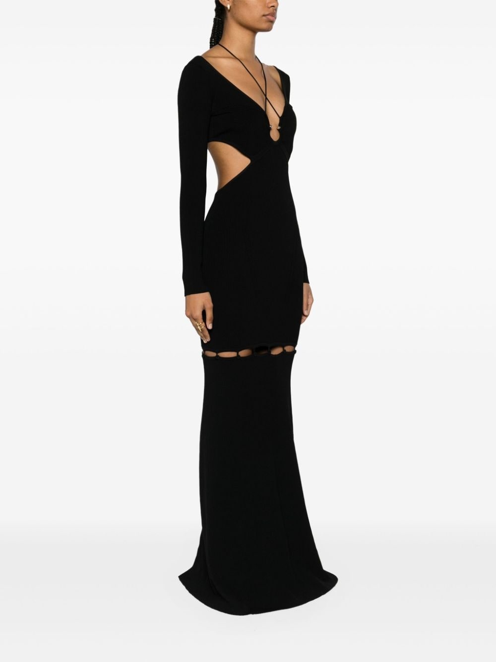 cut-out convertible dress - 3