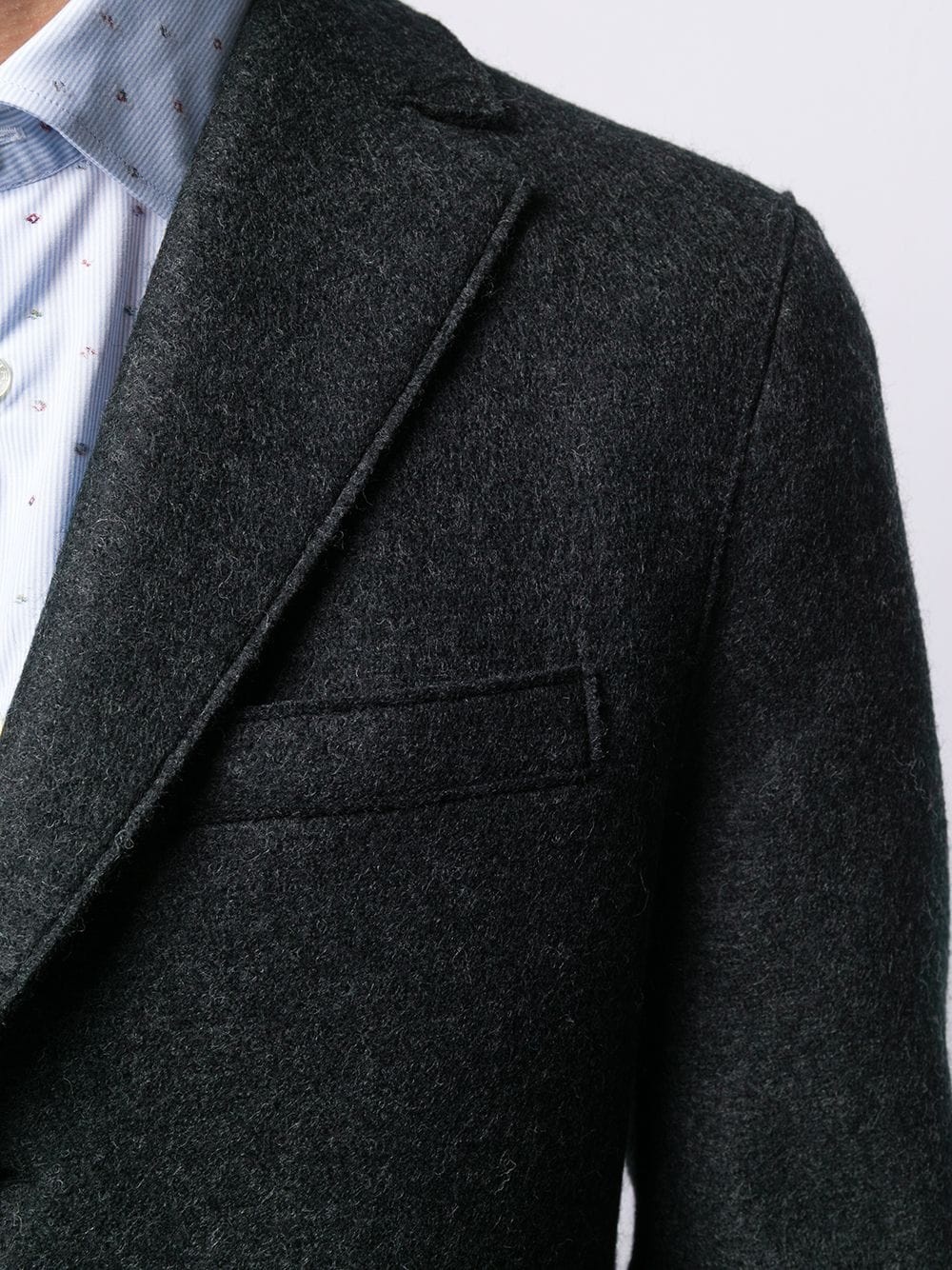 straight fit coat - 5