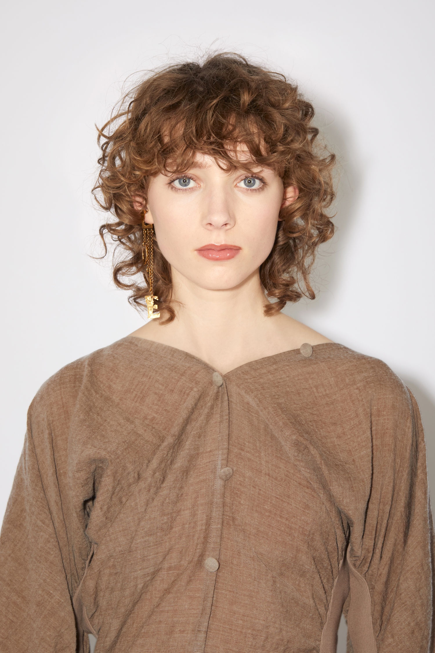 Full length dress - Dusty brown - 6