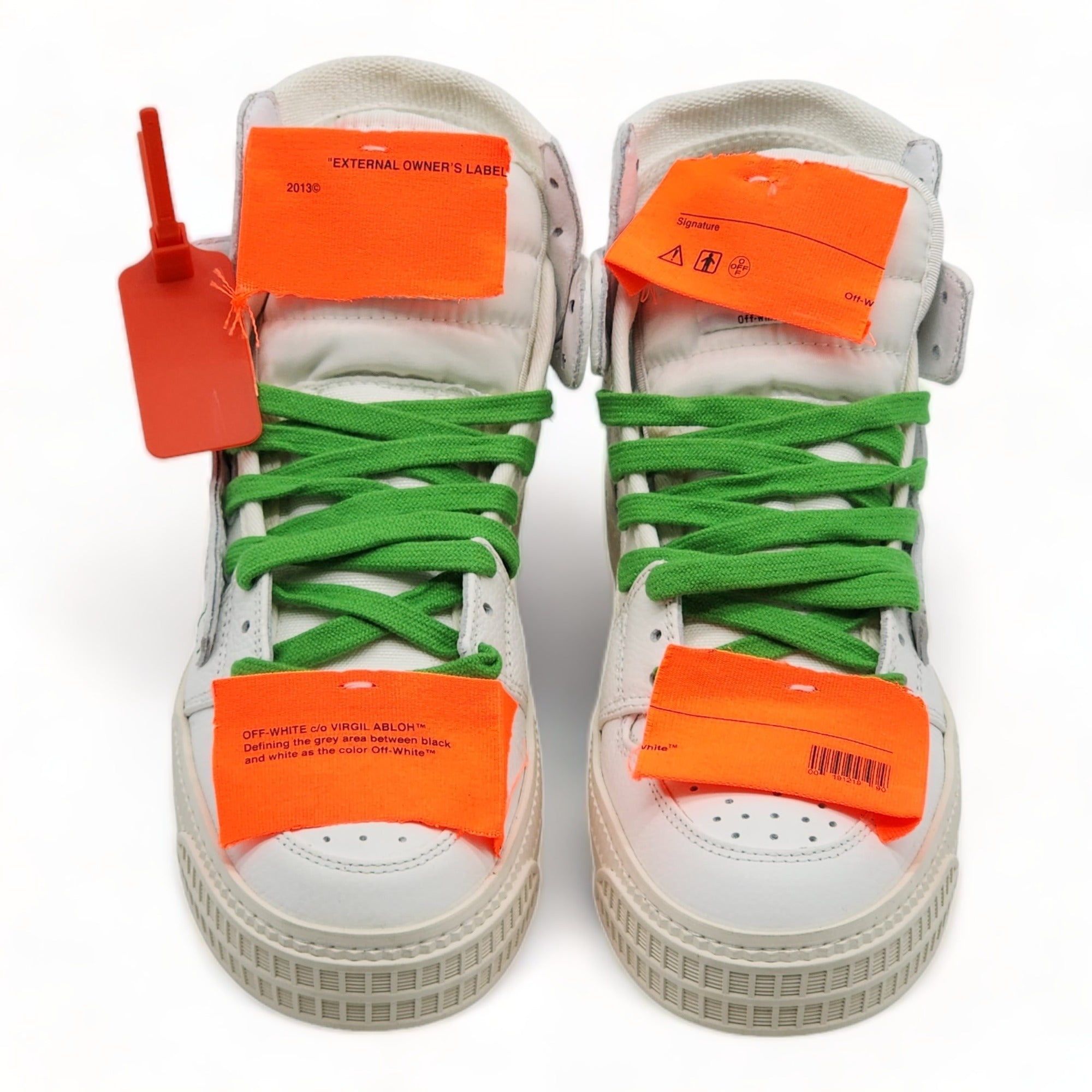 Off-White 3.0 Court Hi Top Women's Sneakers 'White' - 3