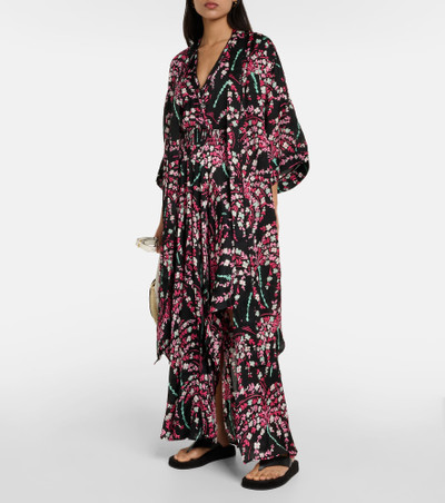 Poupette St Barth Erica printed robe outlook