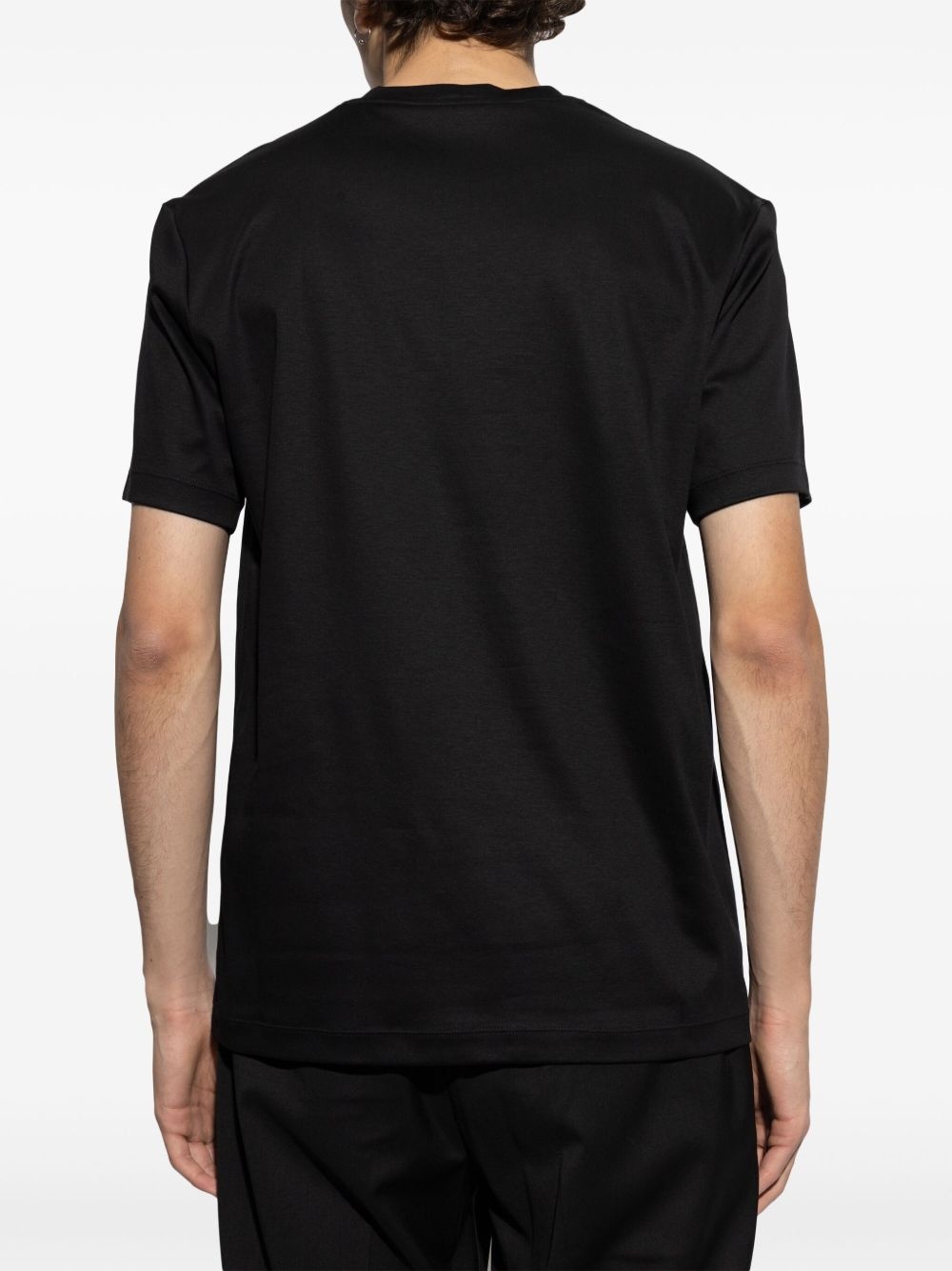 logo-embroidered T-shirt - 3