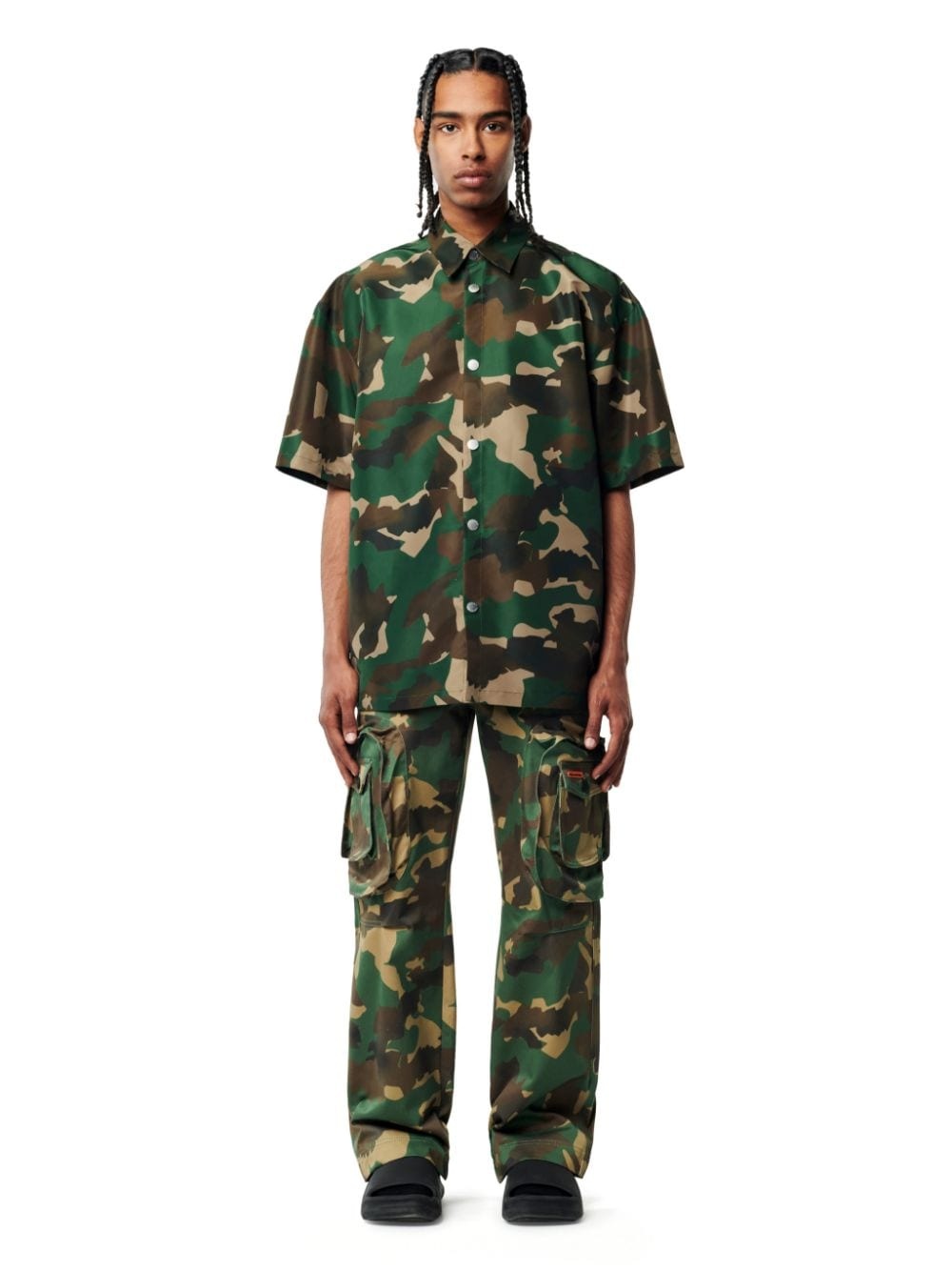 SS CAMO NYLON SHIRT - 2
