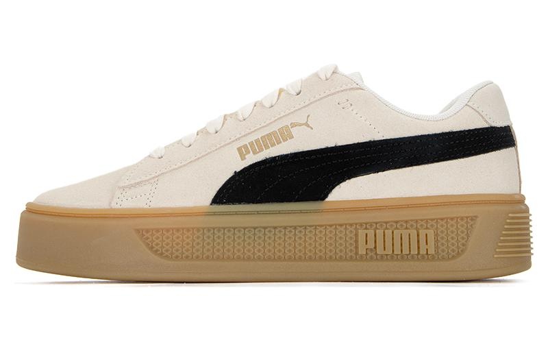 (WMNS) PUMA Smash Platform v3 SD 'Cream Brown' 391942-01 - 2