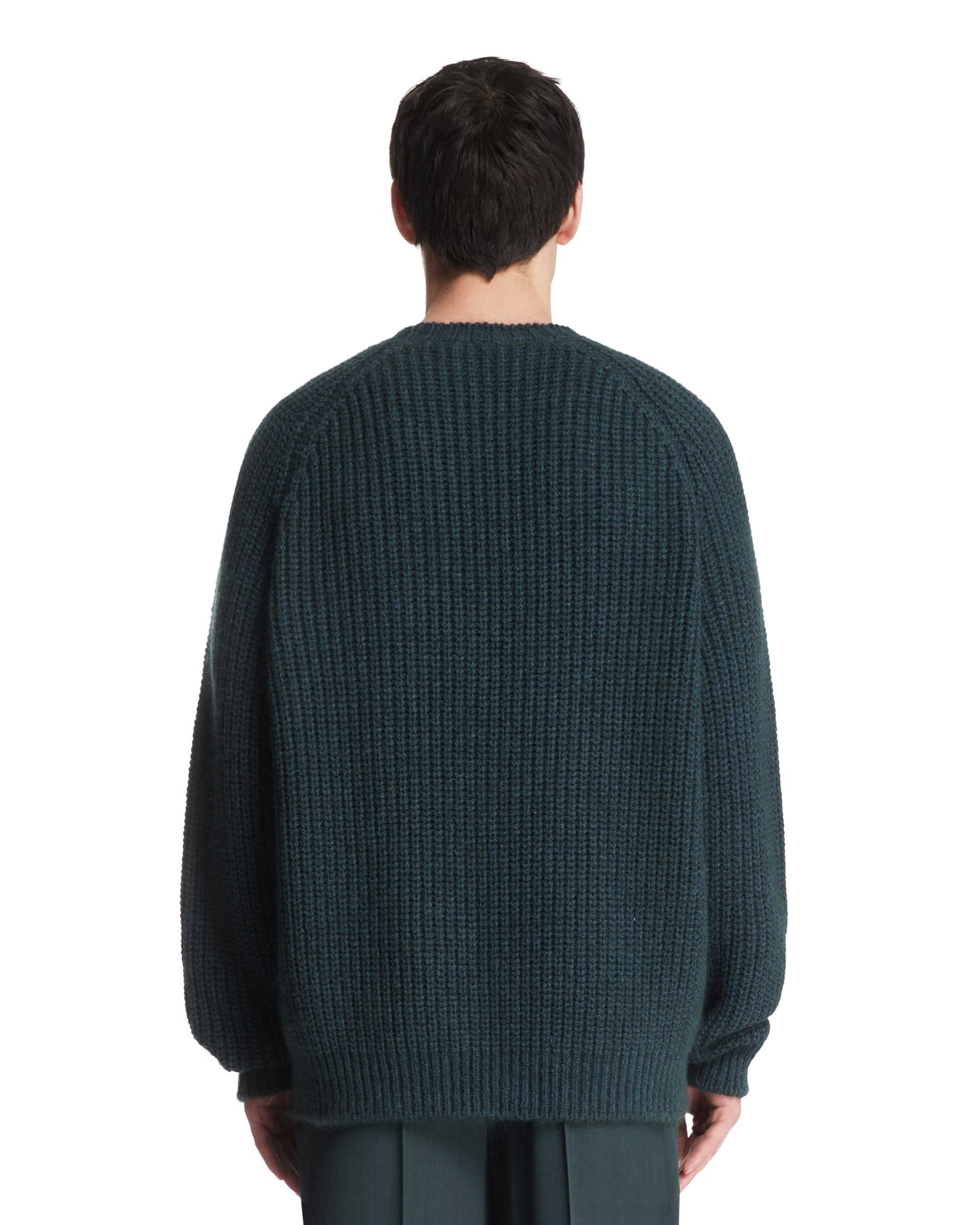 Green Ribbed Sweater - 3