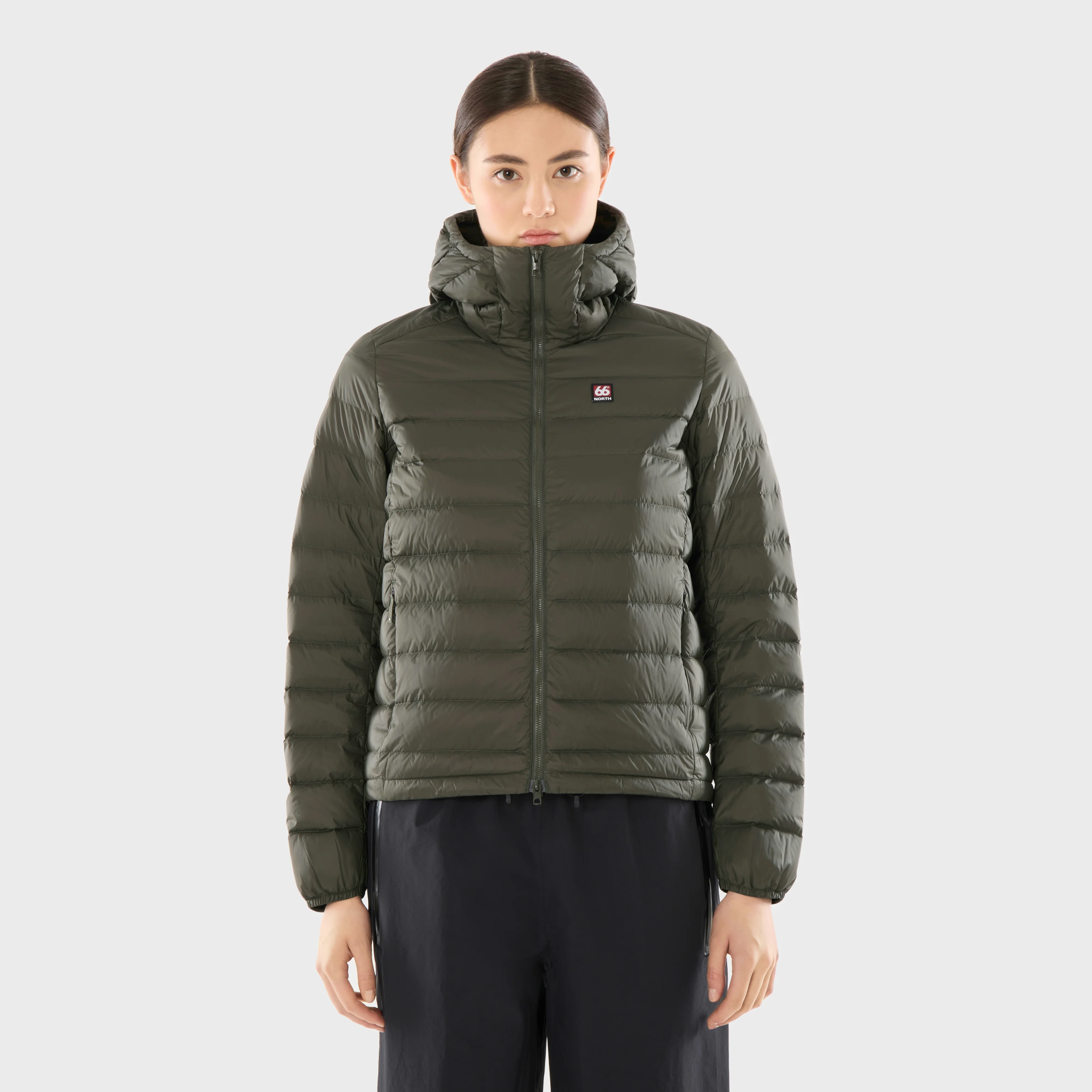 Woman's Keilir Hooded Down Jacket - 1