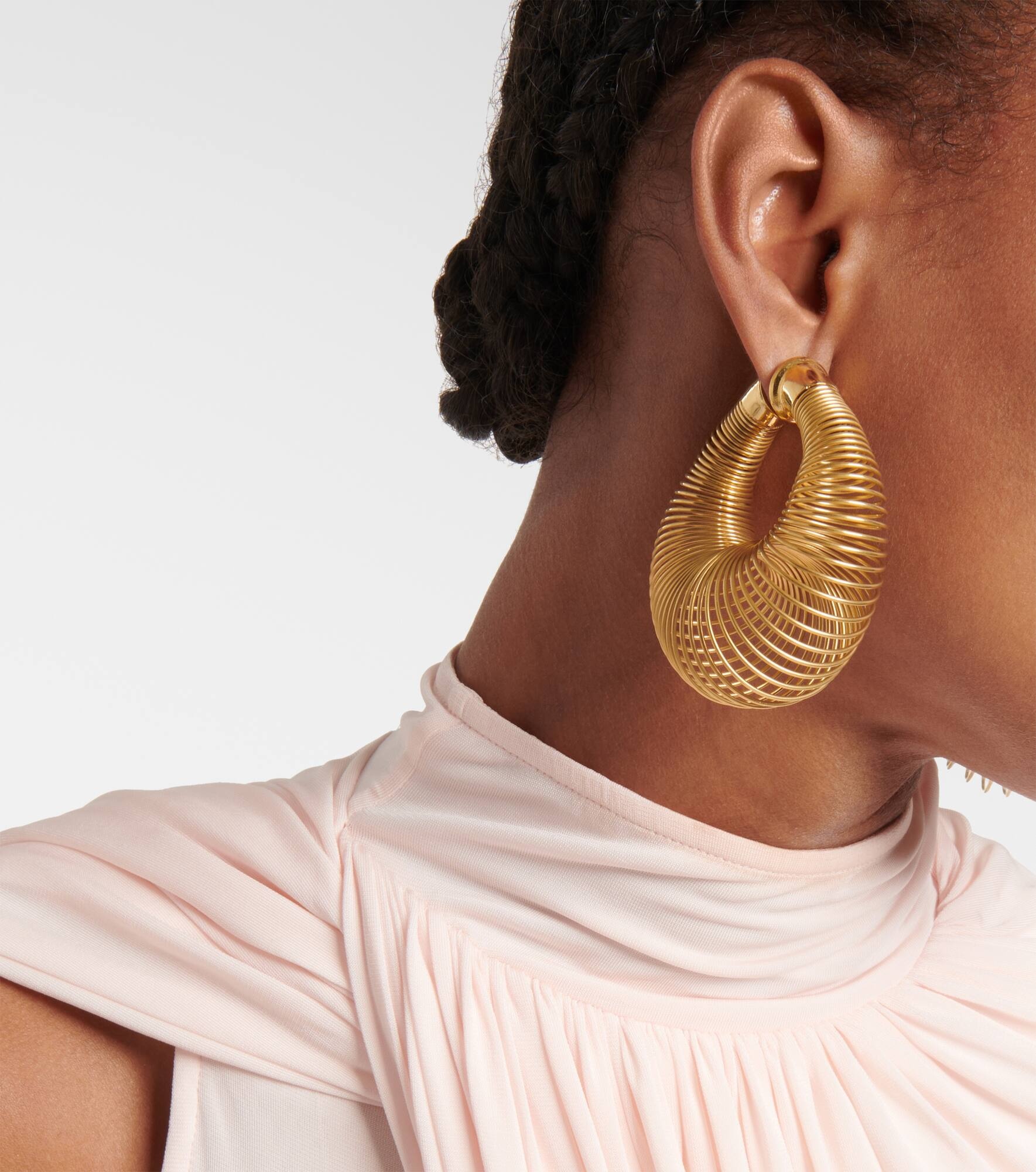 Spiral hoop earrings - 6