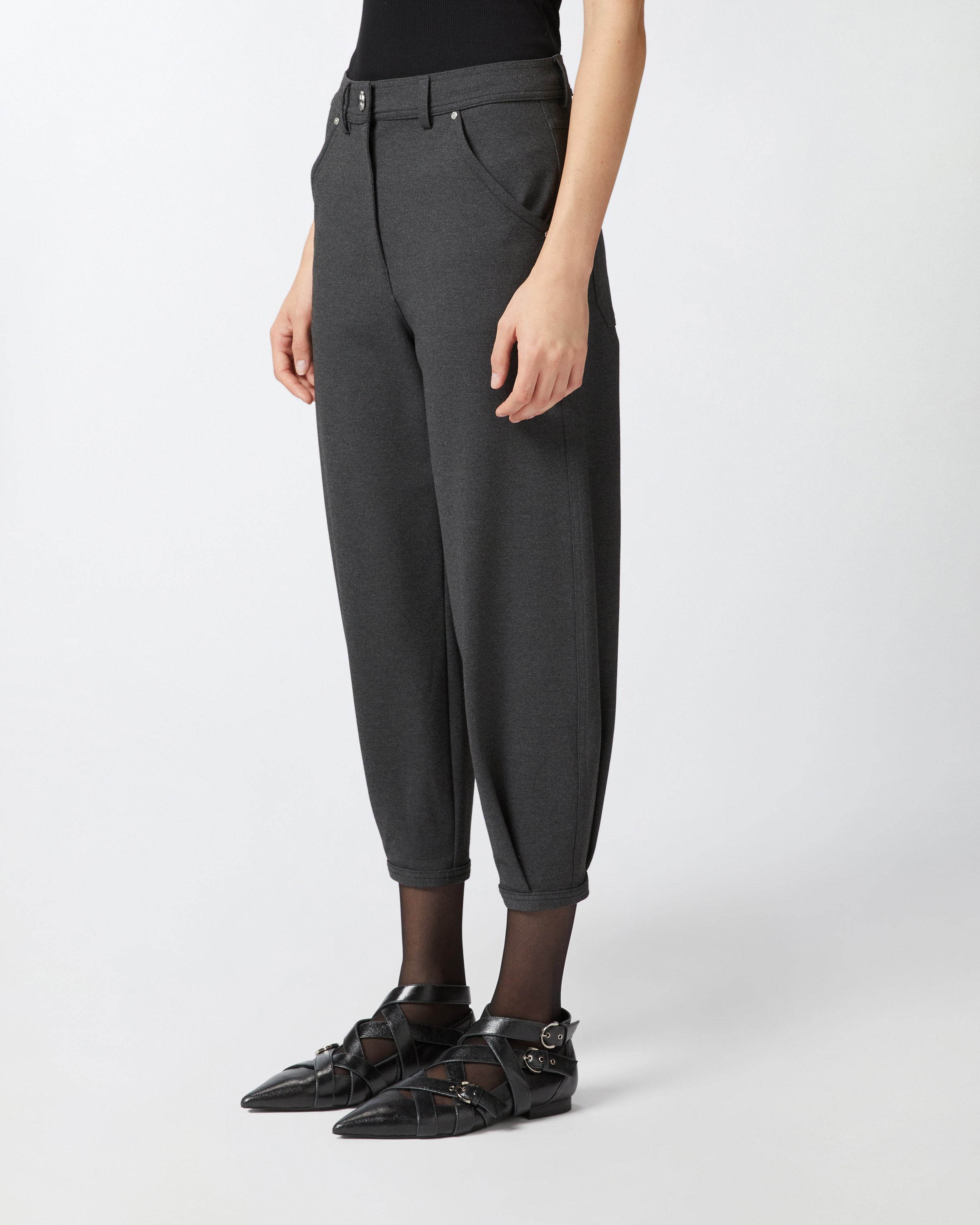 WIDE-LEG WORKWEAR TROUSERS WITH POCKETS - 3