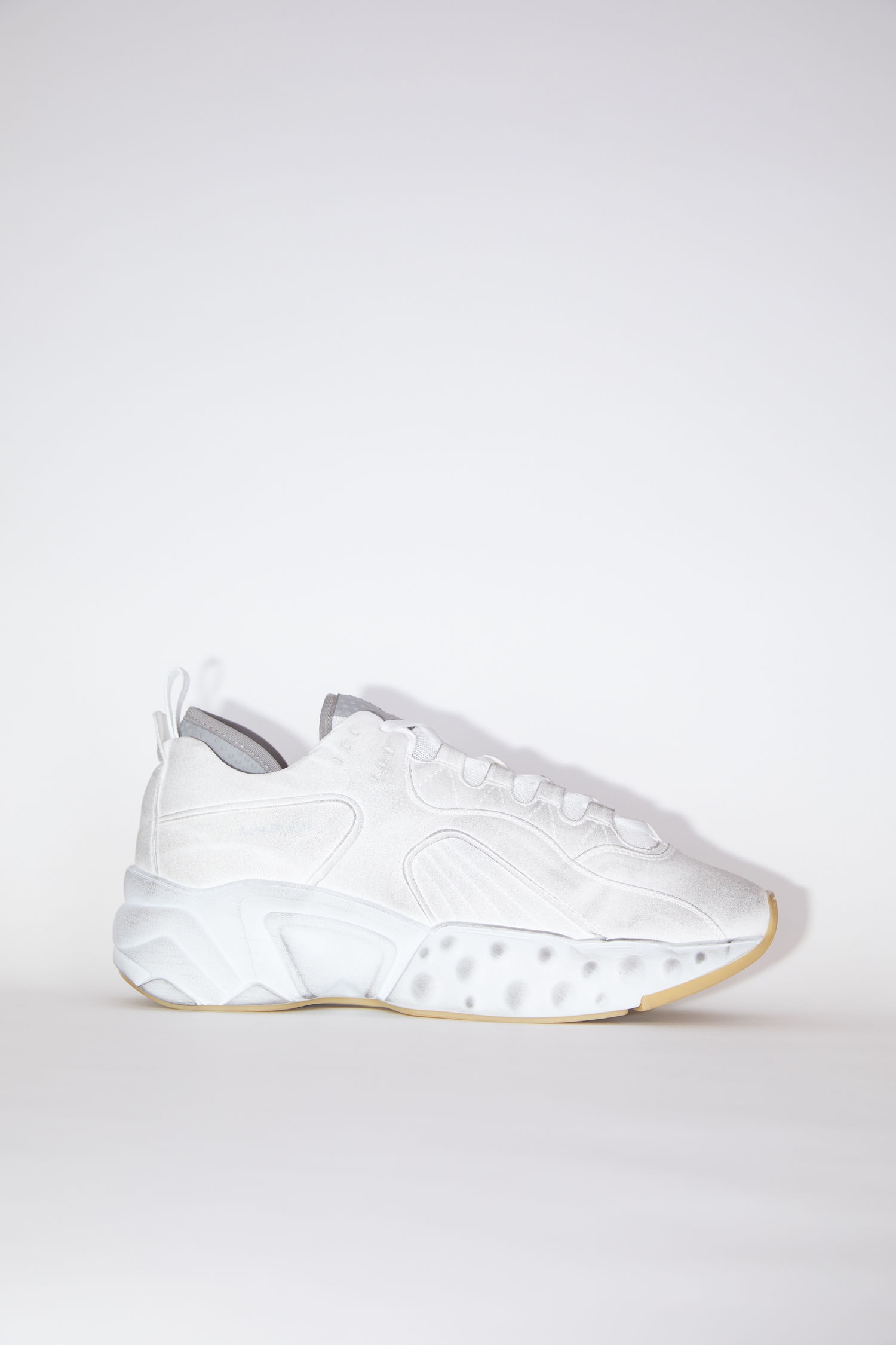 Rockaway Leather Sneakers - White - 1