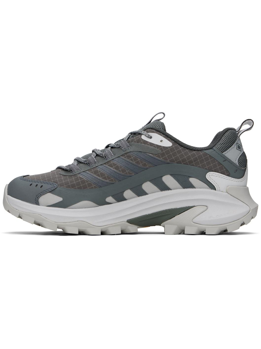Gray Moab Speed 2 GORE-TEX BL Sneakers - 3