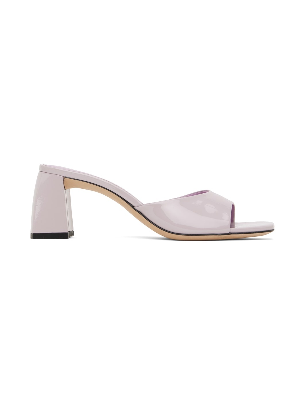 Purple Romy Mules - 1
