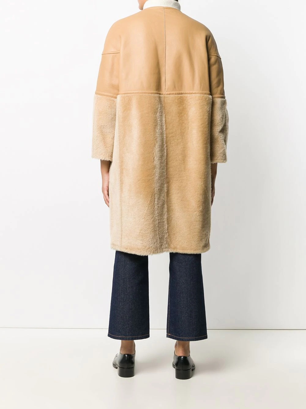 reversible contrast panel coat - 4