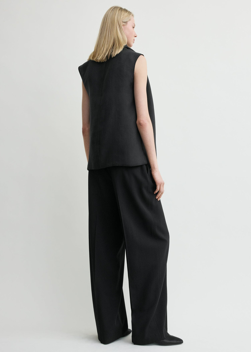 Scarf blouse black 4