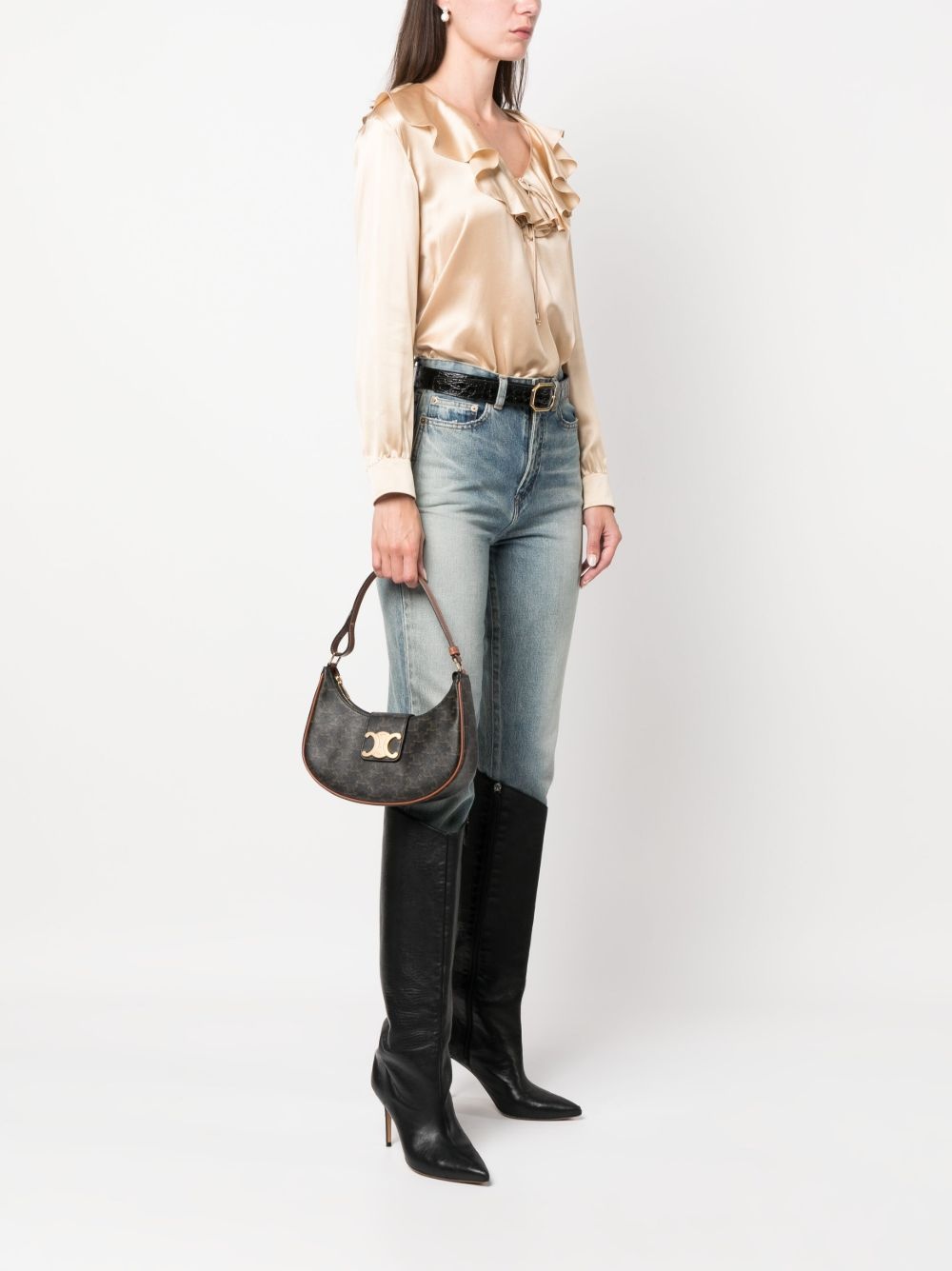 CELINE Celine Women Triomphe Canvas Ava Media Borsa A Spalla