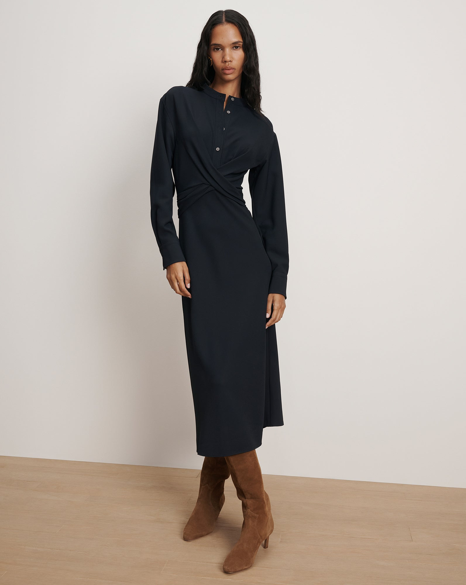 ELLERS MIDI SHIRTDRESS DRESS - 2