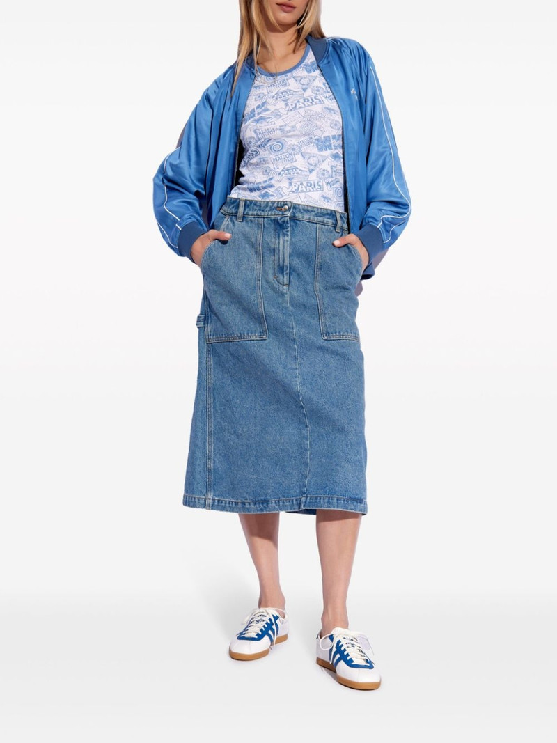 Maison Kitsuné Surf Collage cotton tank top outlook