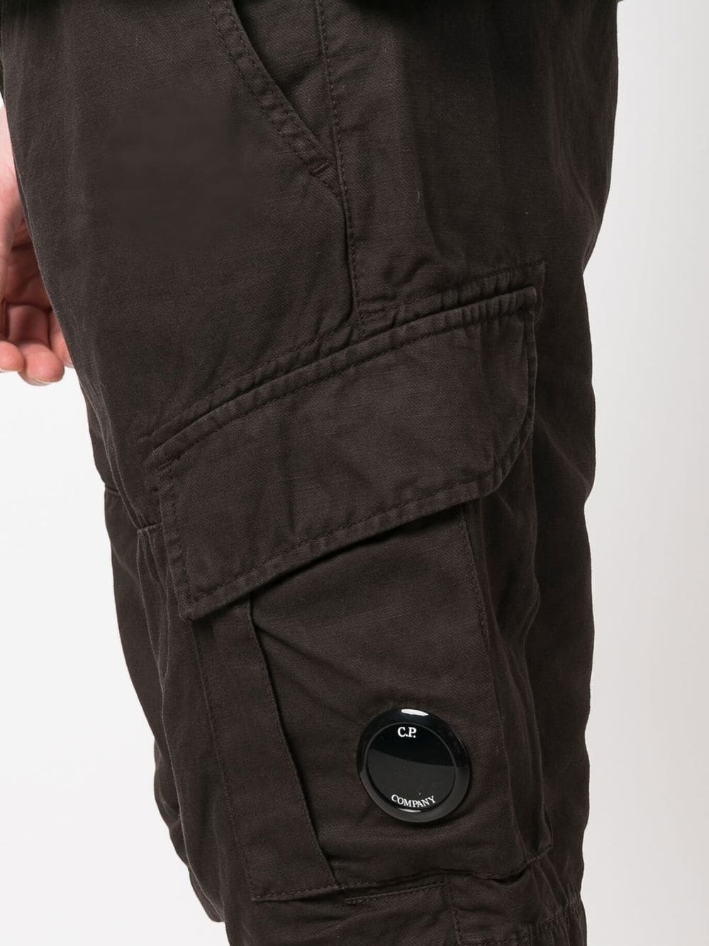 multi-pocket knee-length cargo shorts - 5