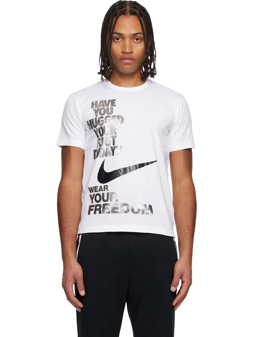 White Nike Edition Printed T-shirt - 1