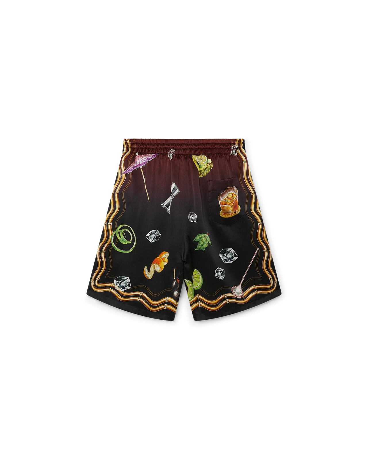 Casa Club Sunset Silk Shorts - 2