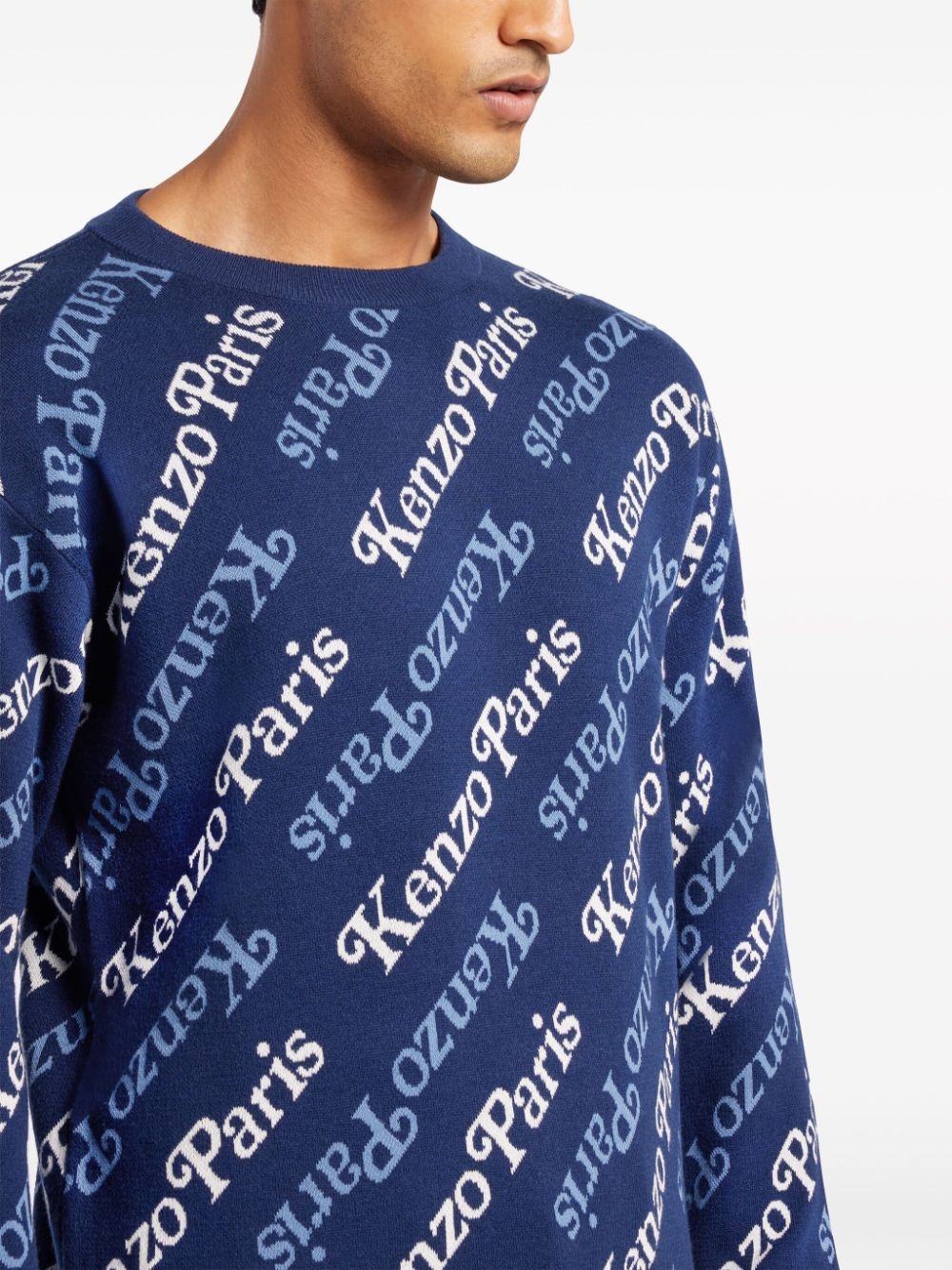 all-over monogram jumper - 5