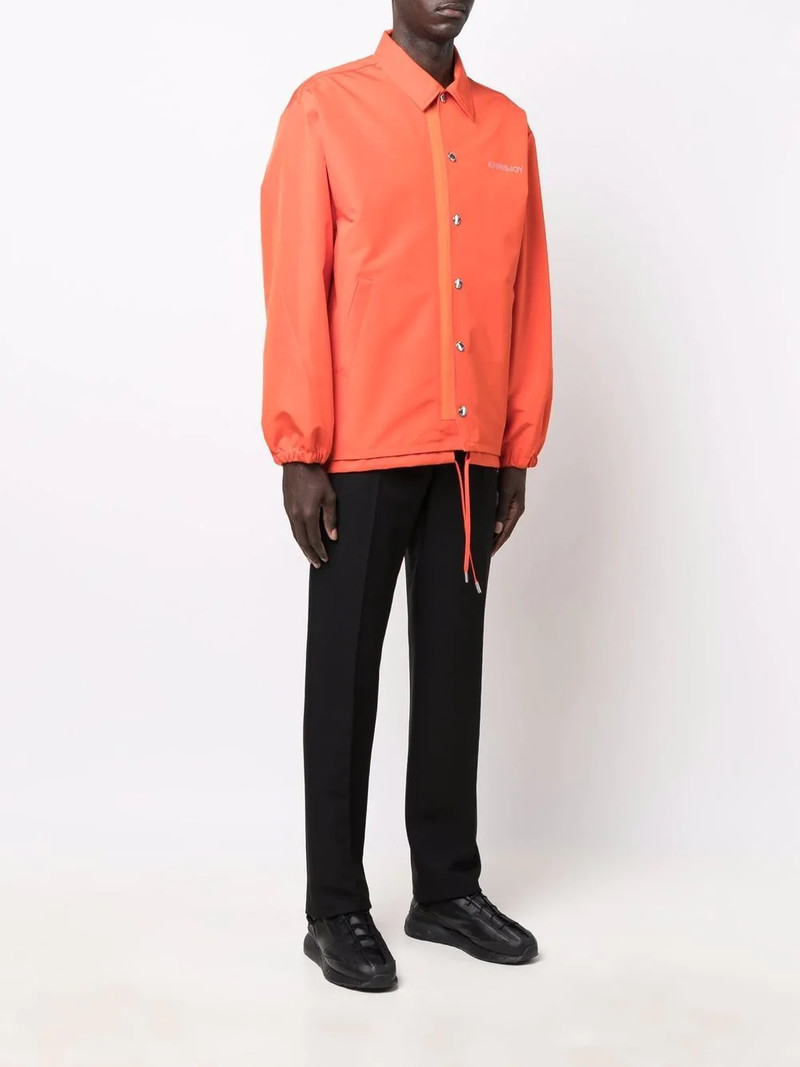 drawstring-waist shirt jacket 3