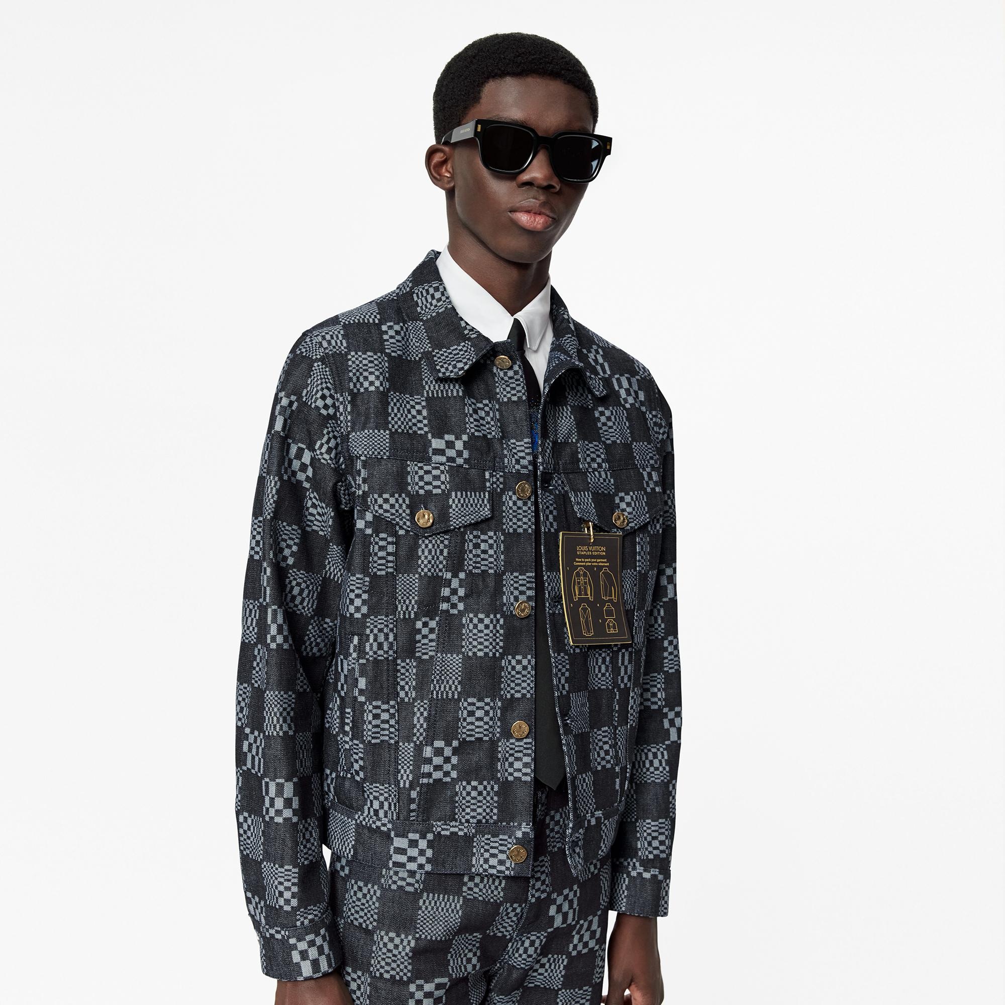 Distorted Damier Denim Jacket - 3