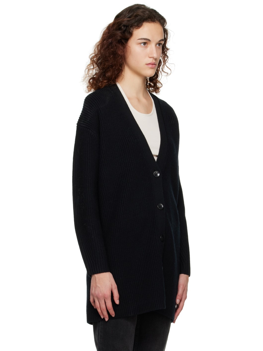 Black Proenza Schouler White Label Cashfeel Cardigan - 2