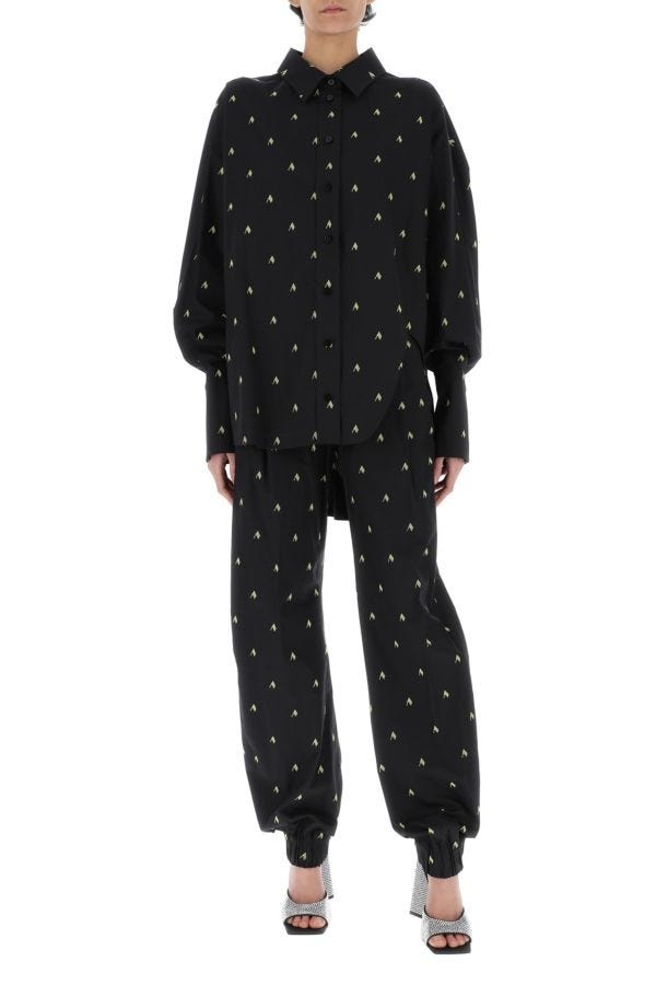 Tシャツ・カットソー THE ATTICO Embroidered poplin Diana shirt THE ATTICO Embroidered poplin Diana shirt | gebnegozionline