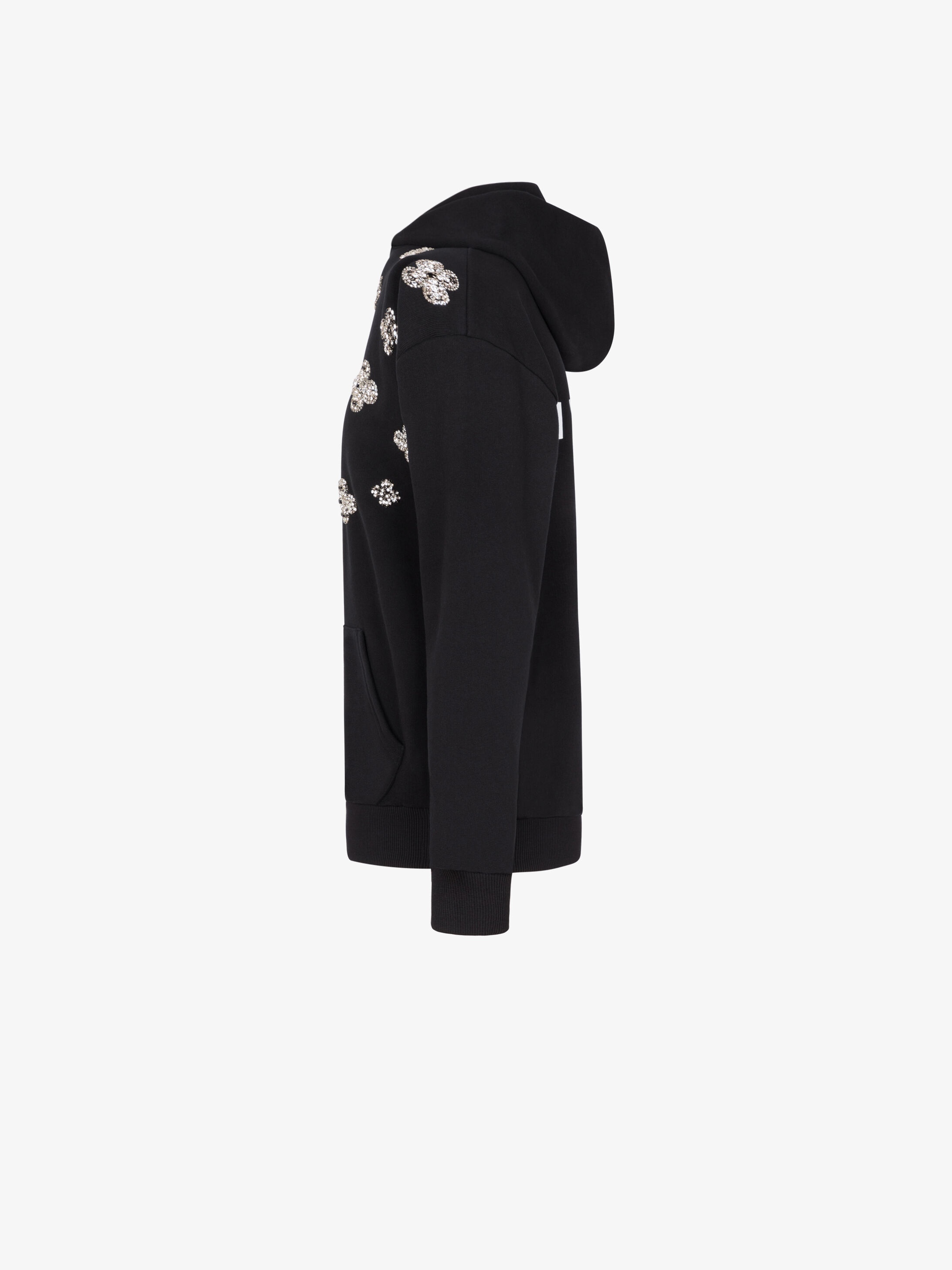 GIVENCHY flowers embroidered hoodie - 2