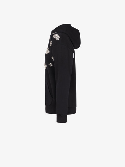 Givenchy GIVENCHY flowers embroidered hoodie outlook