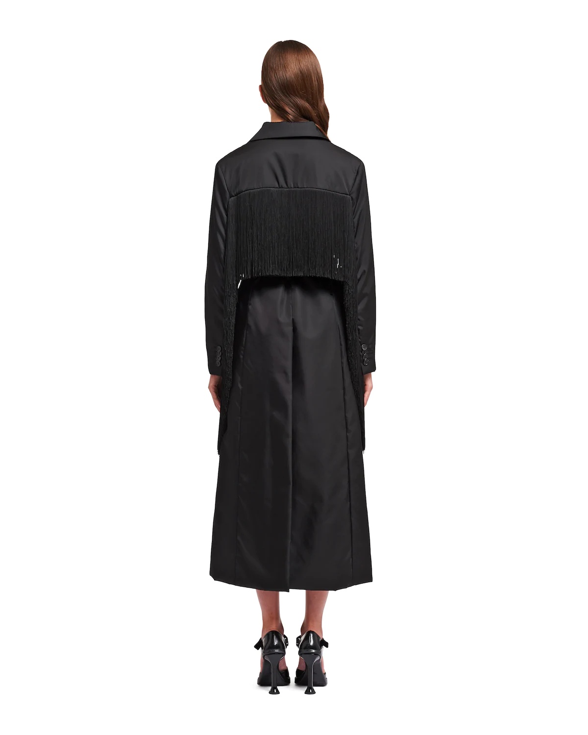 Double-breasted Re-Nylon Gabardine raincoat - 4