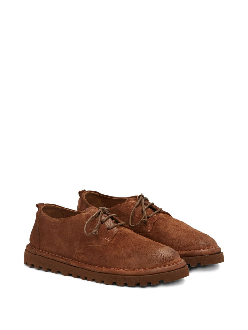 Marsèll Sancrispa Alta Pomice lace-up suede derby shoes outlook