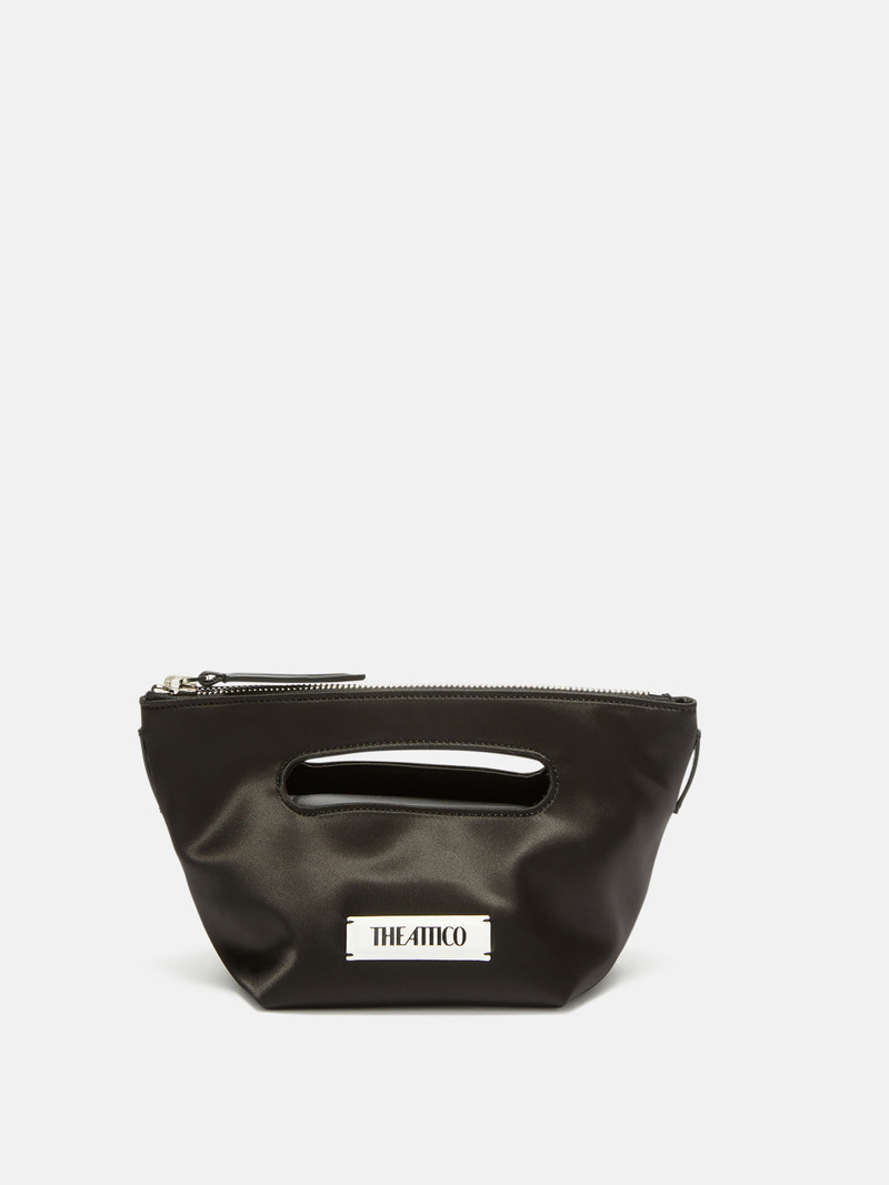 ''VIA DEI GIARDINI 15'' BLACK TOTE BAG 1