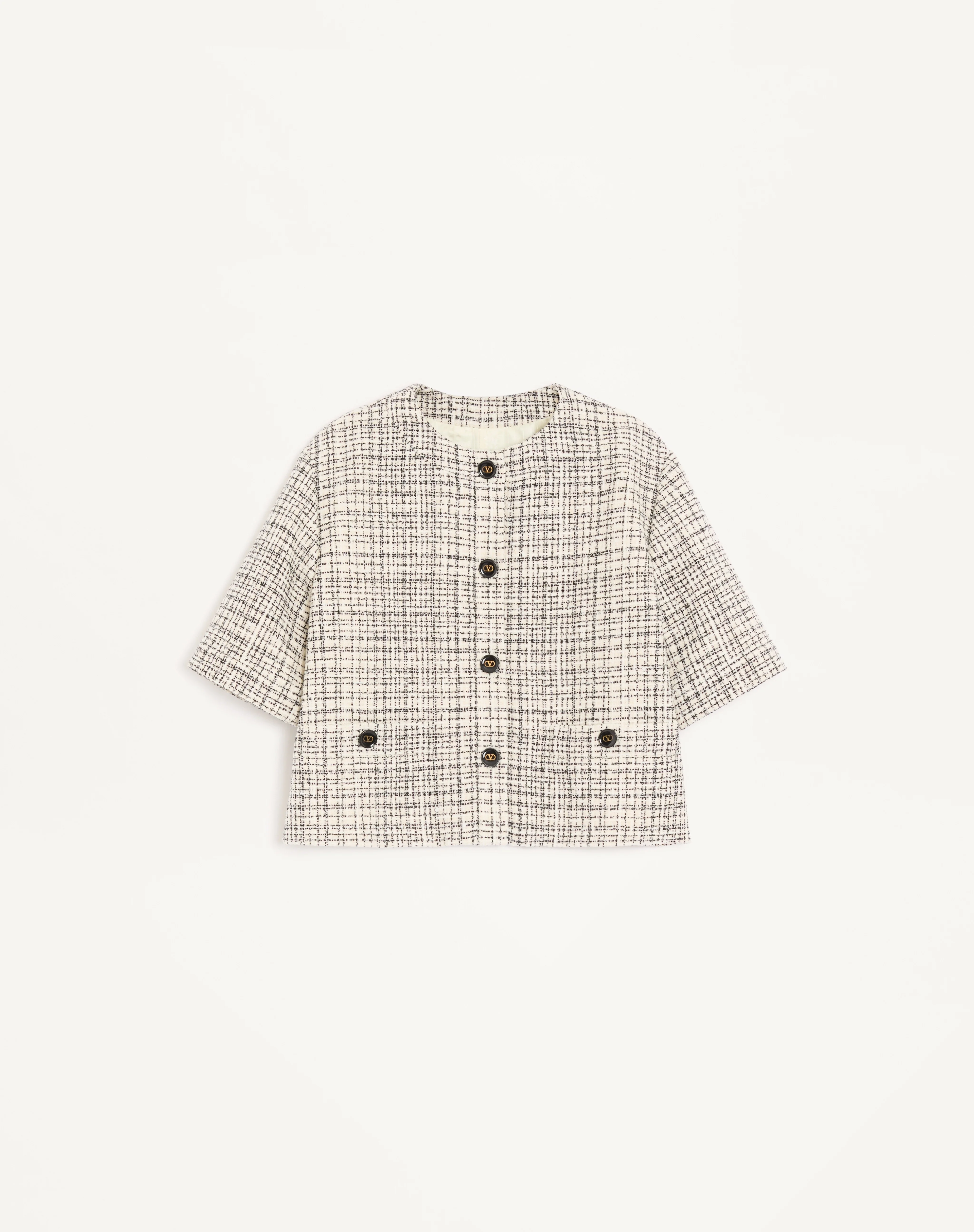 SQUARE TWEED JACKET - 1