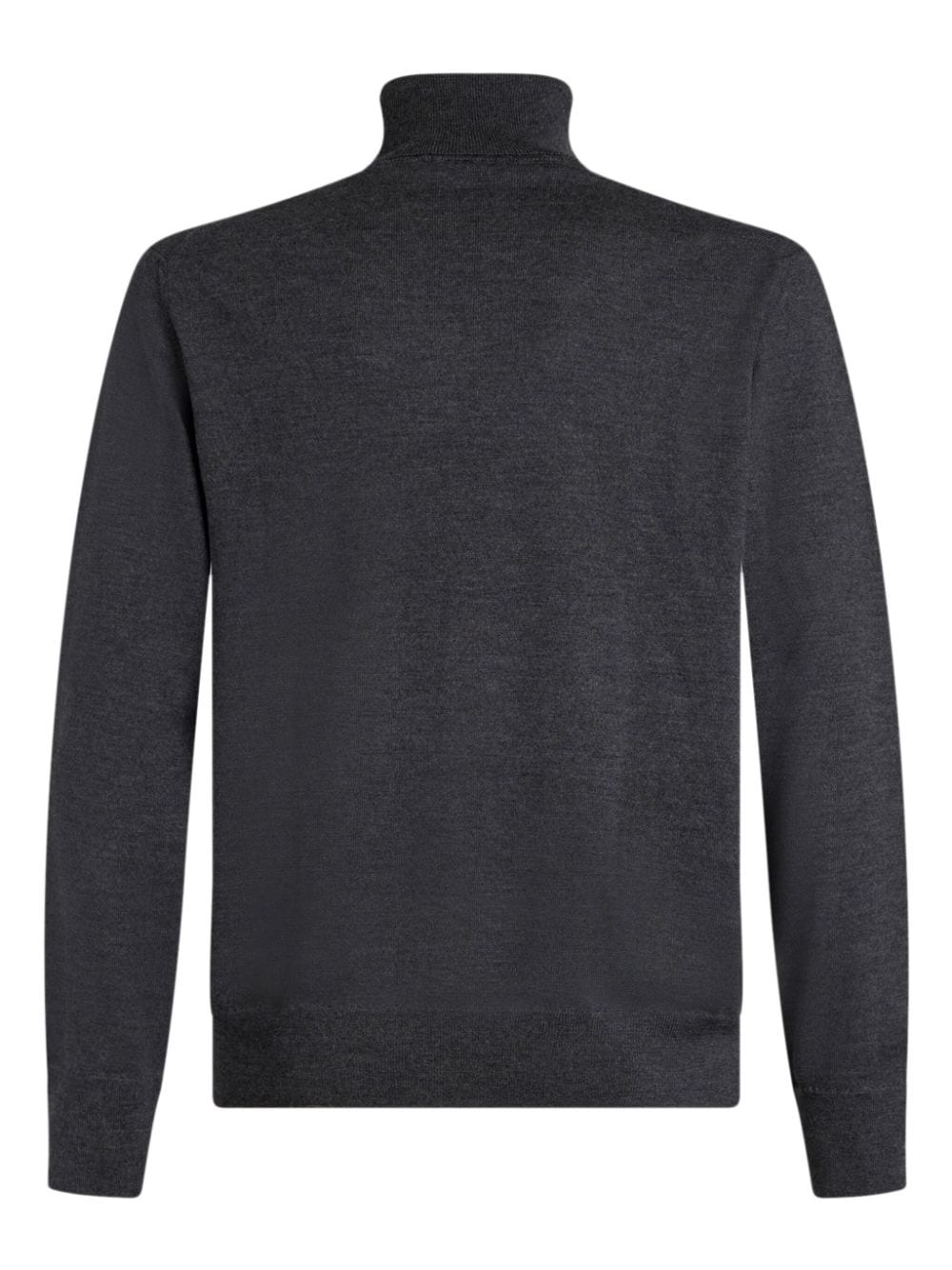 Pegaso-embroidered high-neck jumper - 5