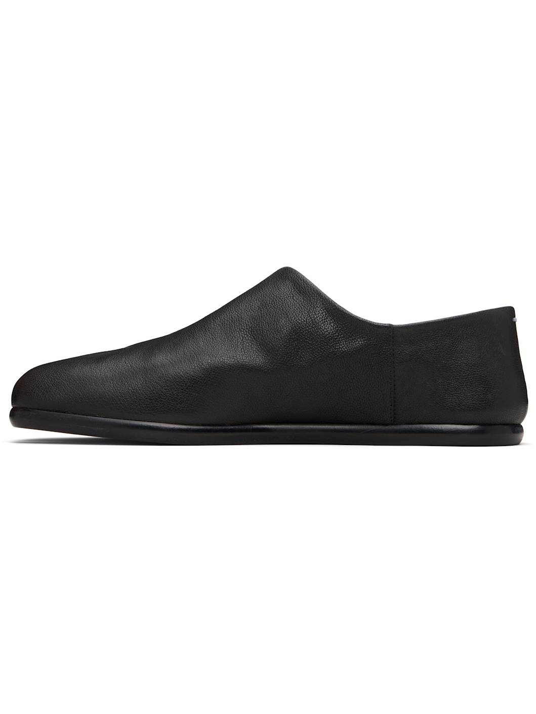 Black Tabi Babouches Loafers - 3