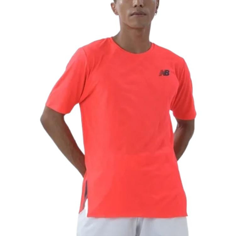 New Balance Q Speed Jacquard Short Sleeve T-Shirt 'Orange' MT23281-ERE - 3