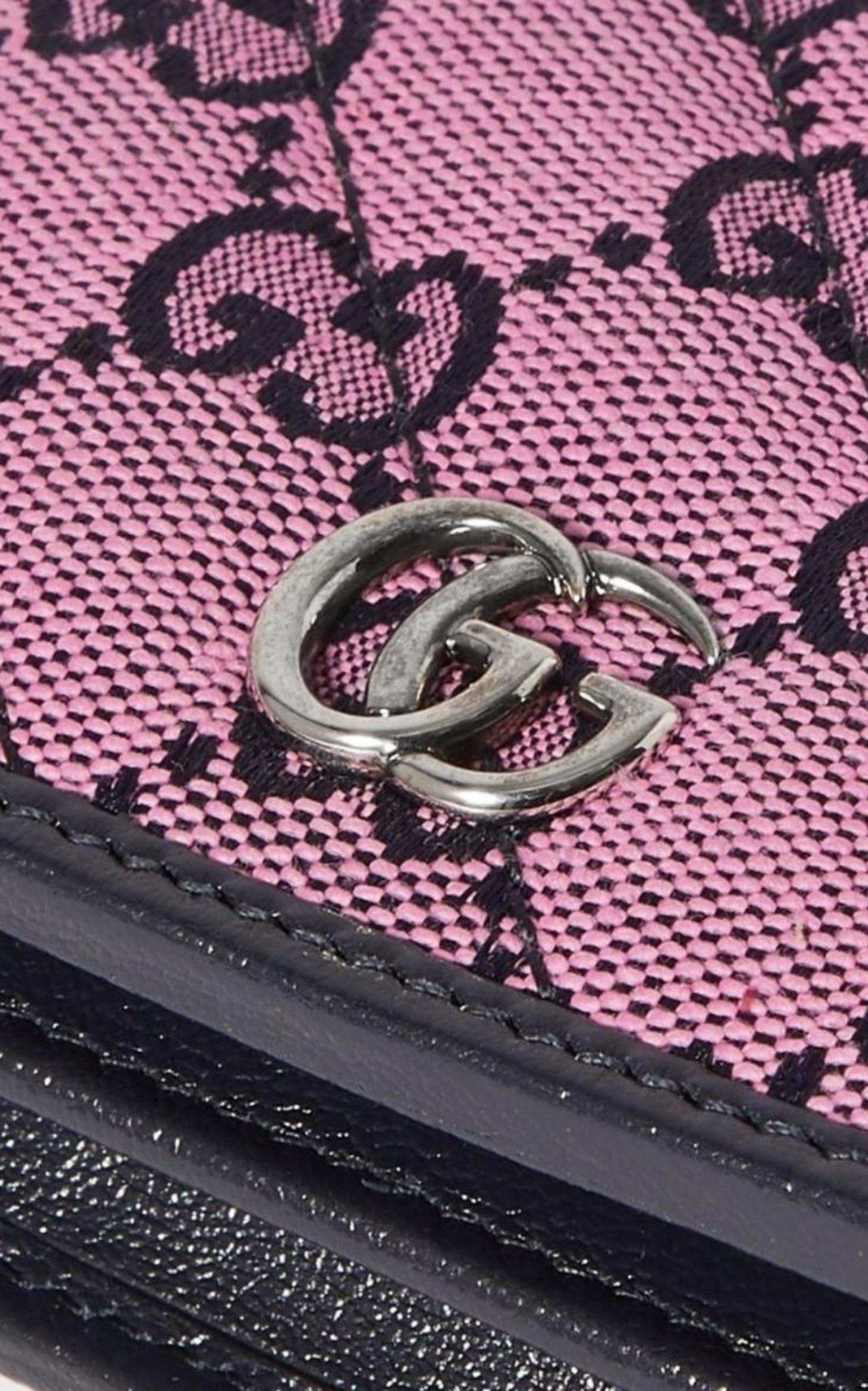 Pink Gg Marmont Multicolor Wallet - 4