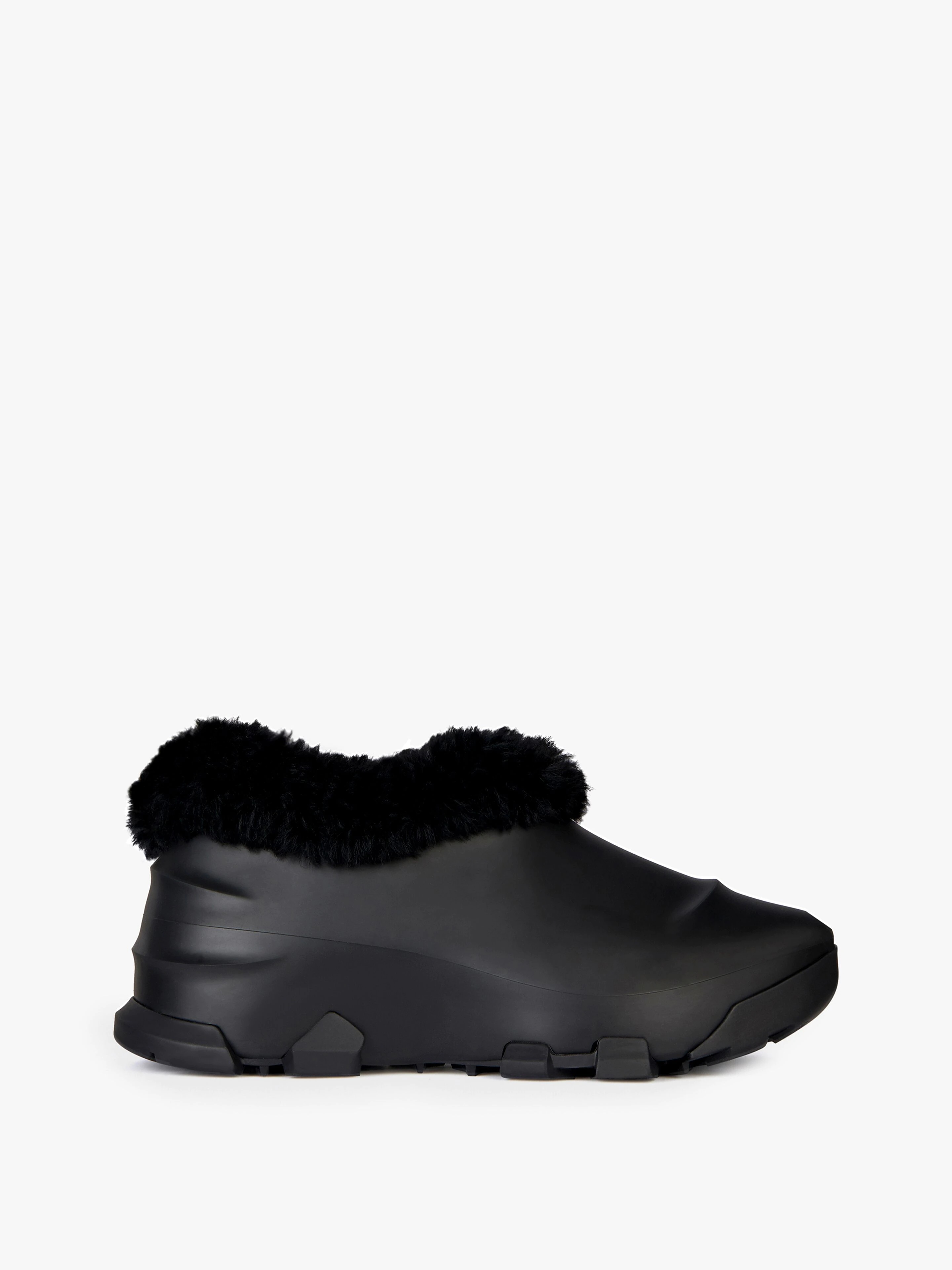 MONUMENTAL MALLOW LOW SHOES IN RUBBER AND SHEARLING - 1