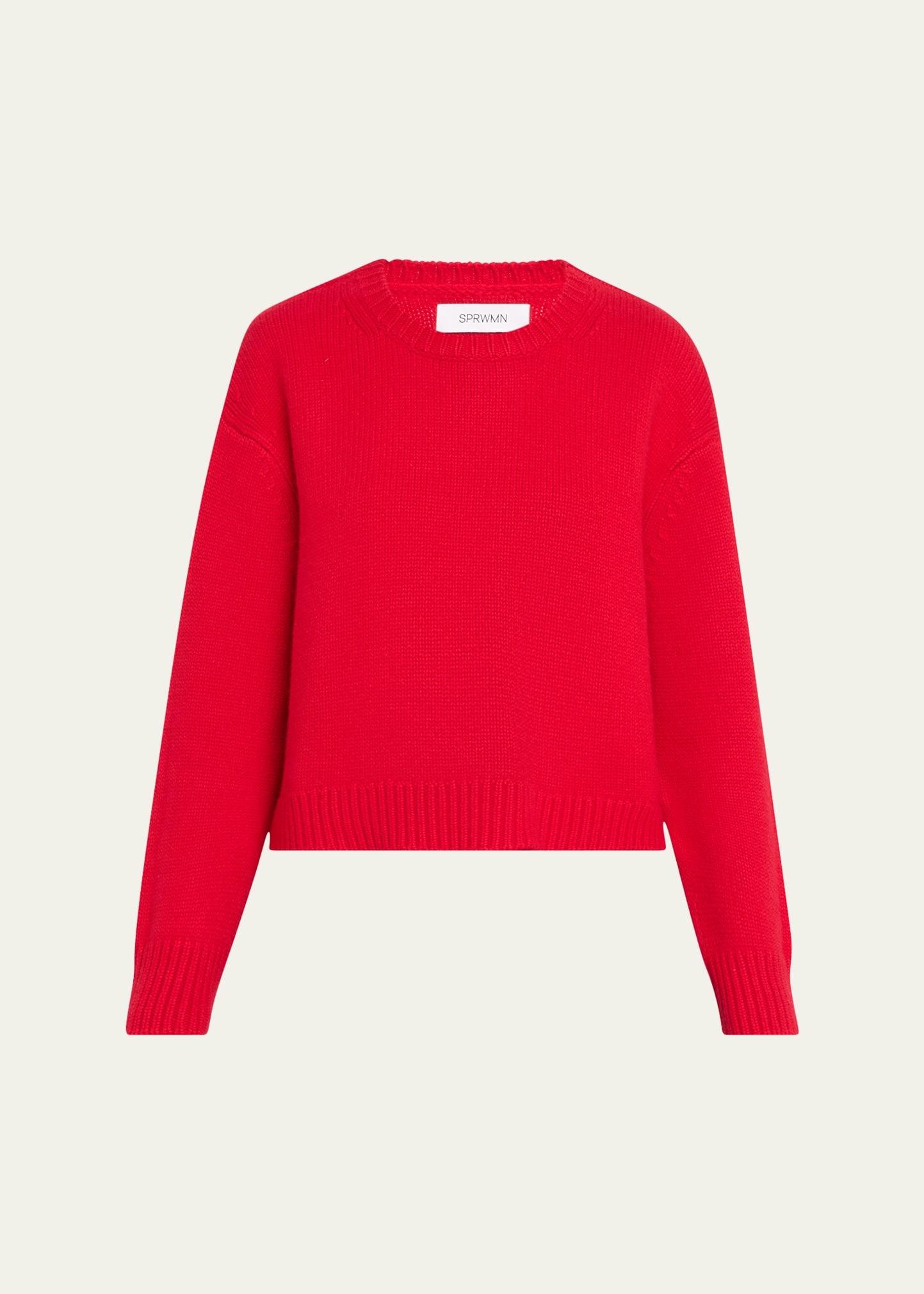 Heavyweight Cashmere Crewneck Pullover - 1