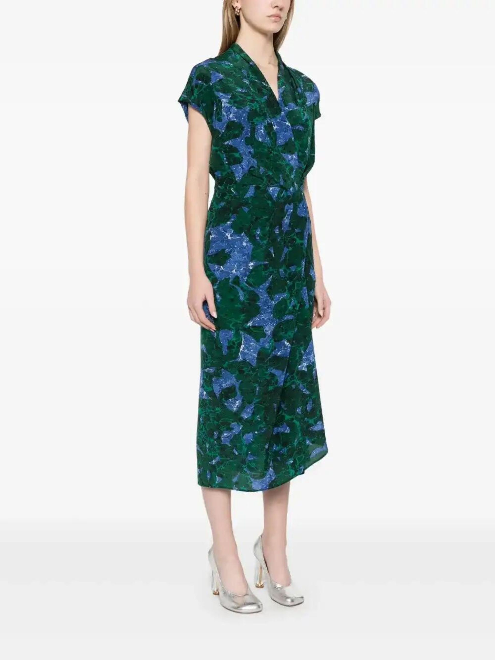 printed midi dress - 3
