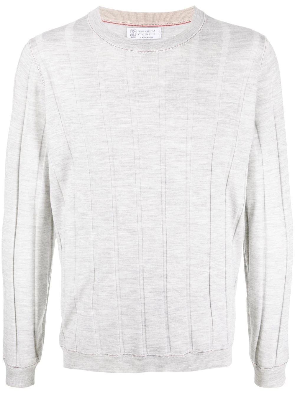 ribbed-knit cashmere jumper - 1