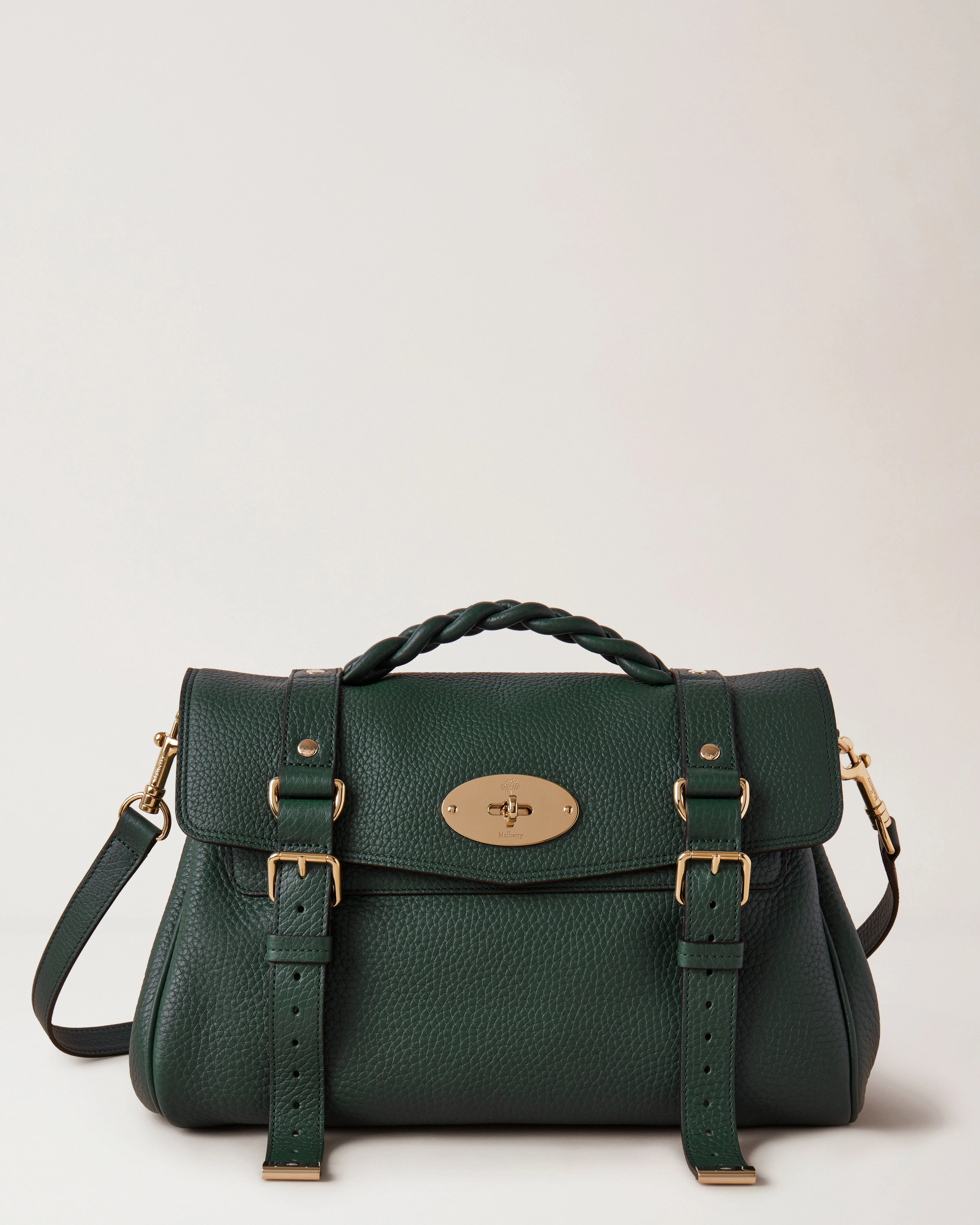 Alexa
Mulberry Green Heavy Grain - 1