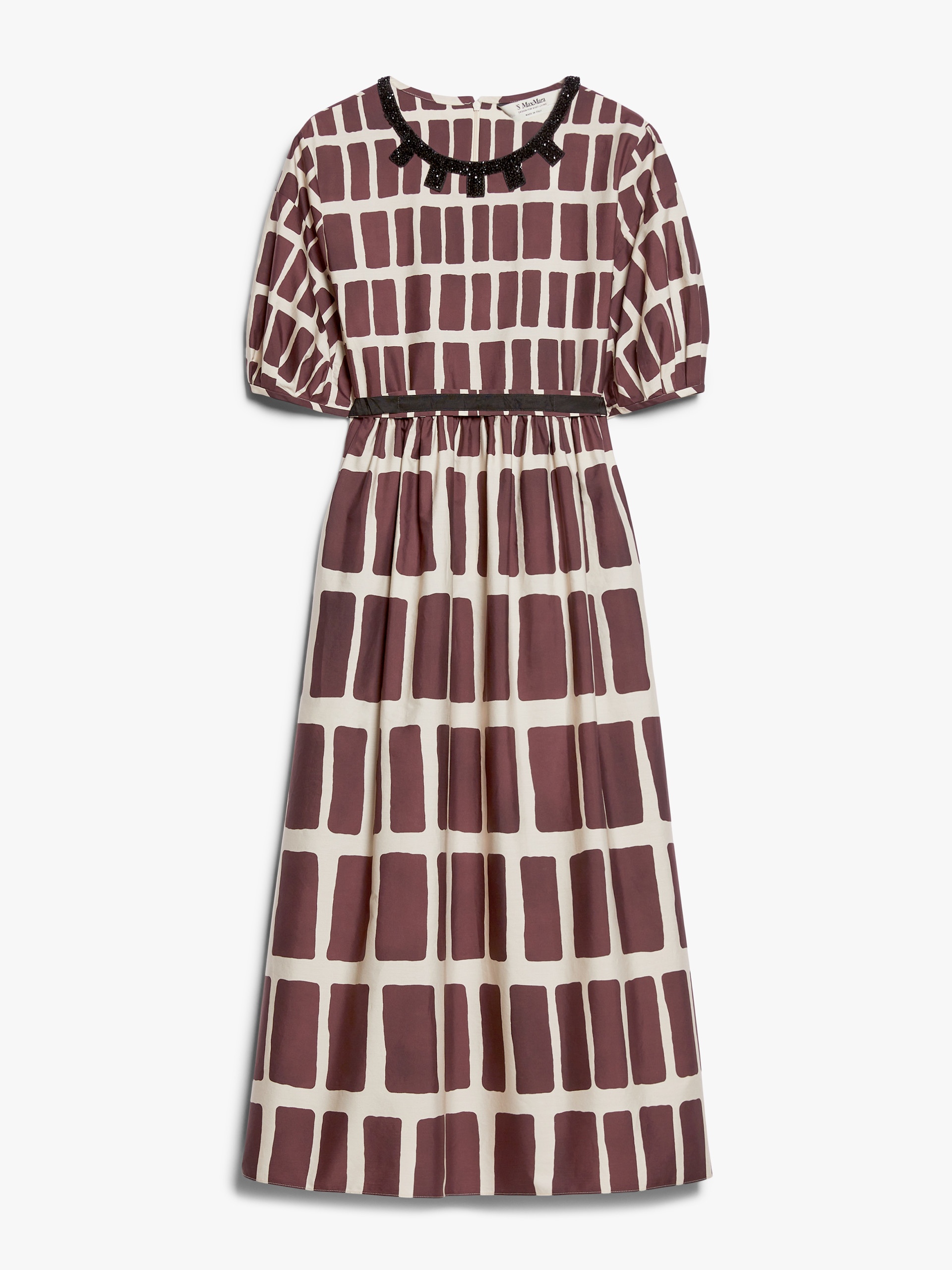 NERINA Midi dress in printed poplin - 1