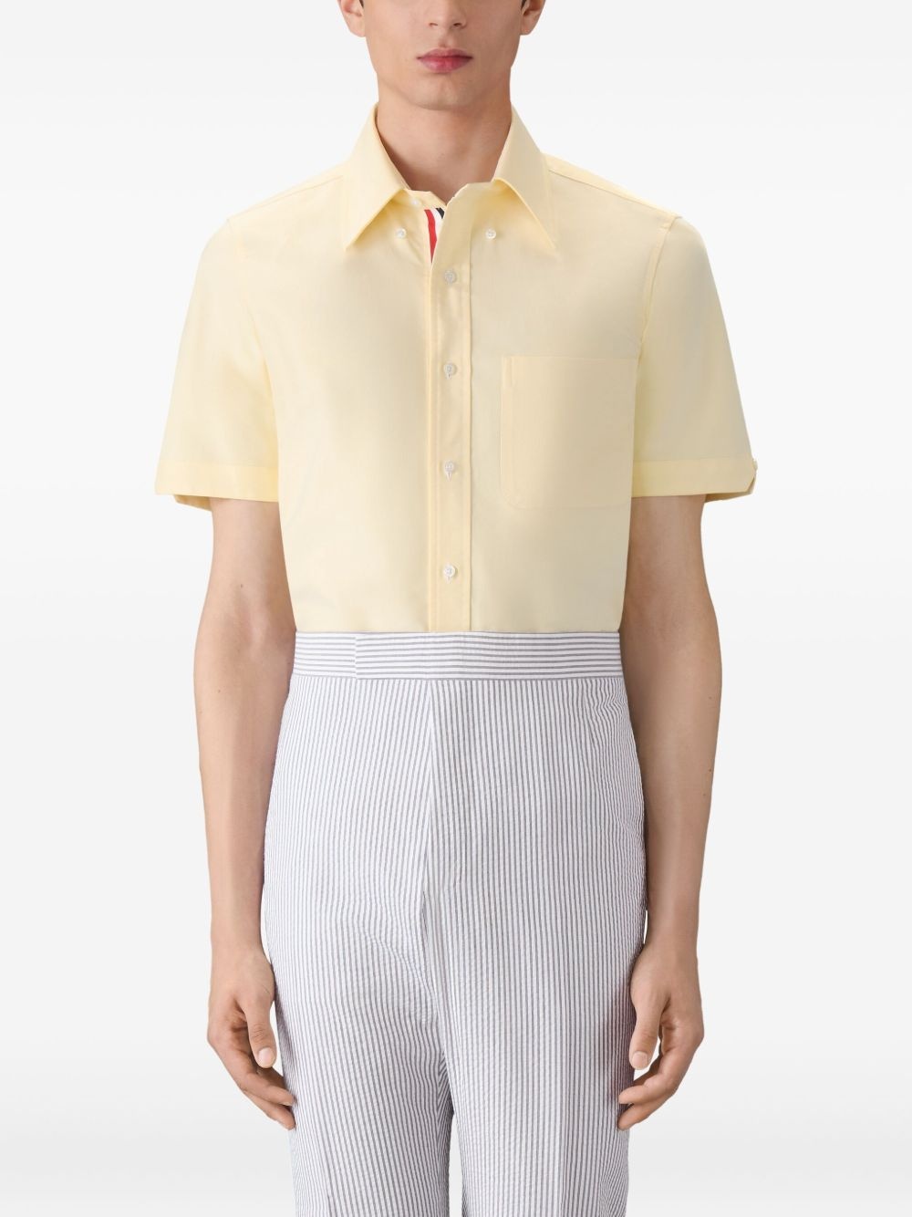 patch-pocket short-sleeve shirt - 4