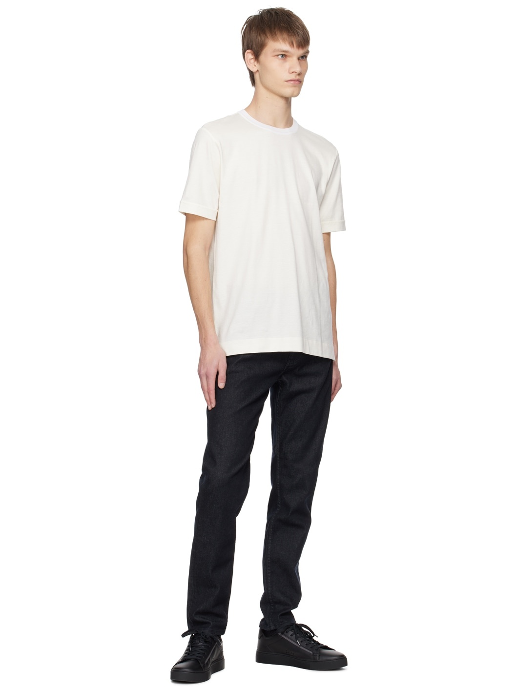 Black Tapered Jeans - 4