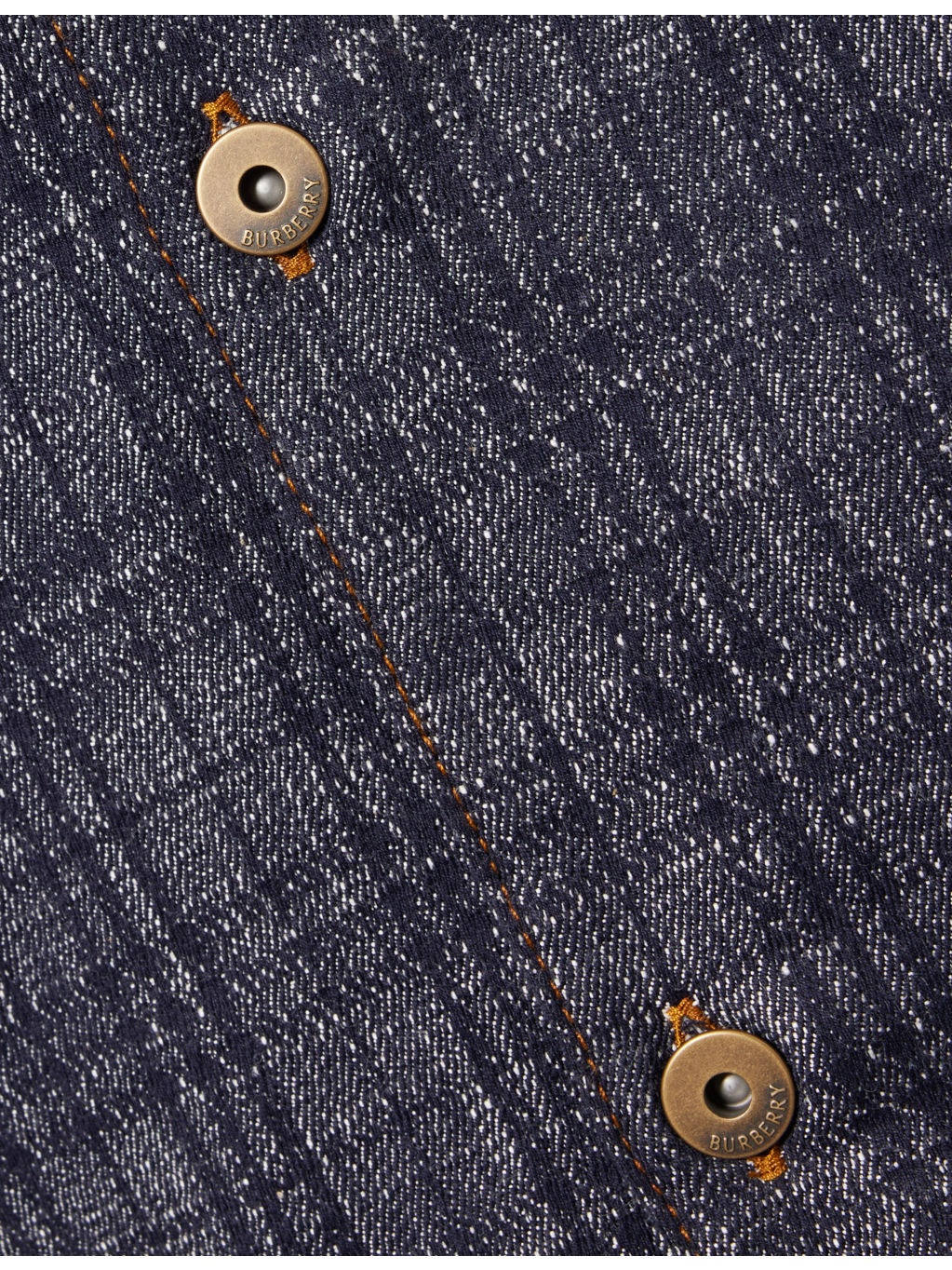 Spread-Collar Cotton Denim Shirt - 6