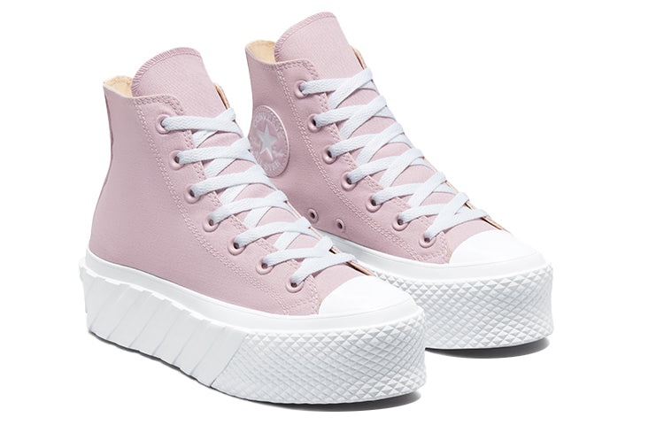 (WMNS) Converse Chuck Taylor All Star Lift 2X High 'Himalayan Salt' 571623C - 3