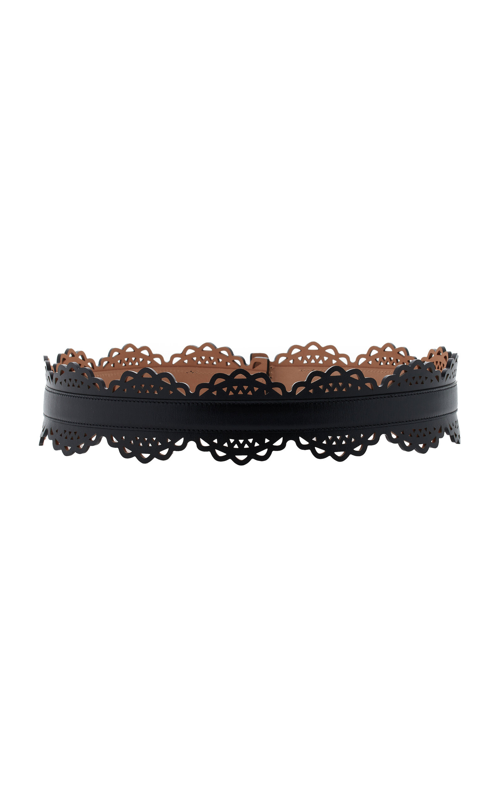 Bustier Leather Belt black - 2