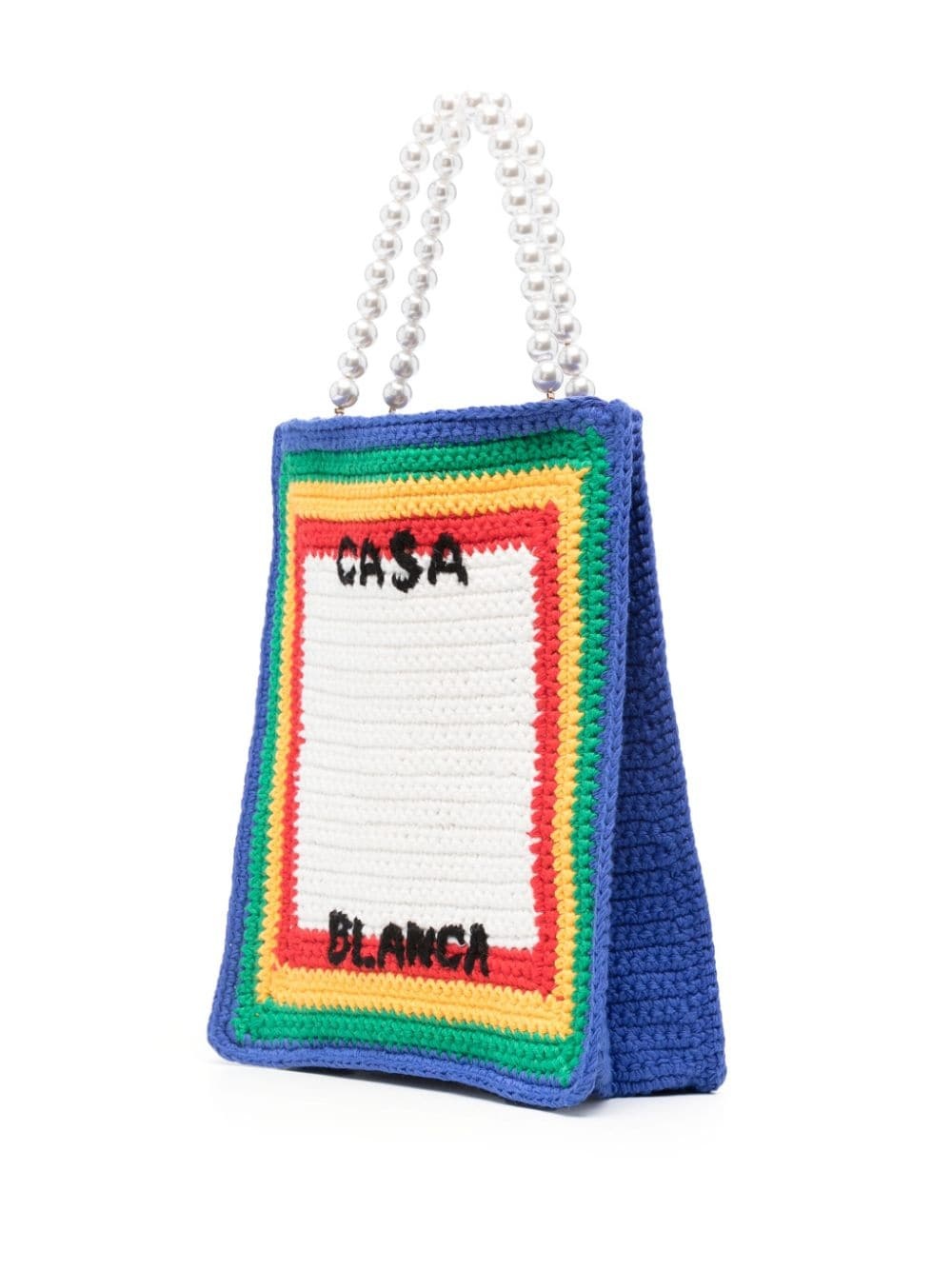 crochet-knit tote bag - 2